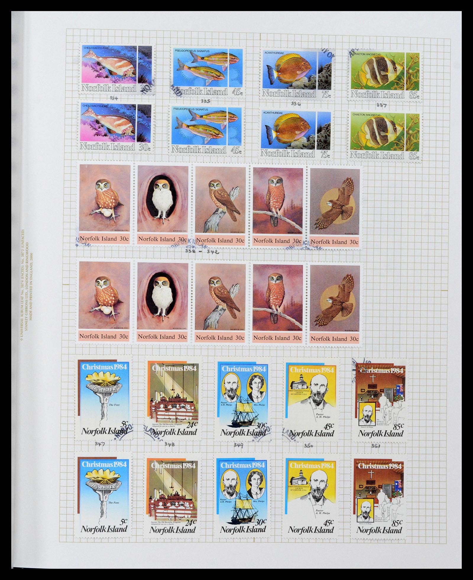 39152 0075 - Postzegelverzameling 39152 Engelse koloniën 1920-2002.