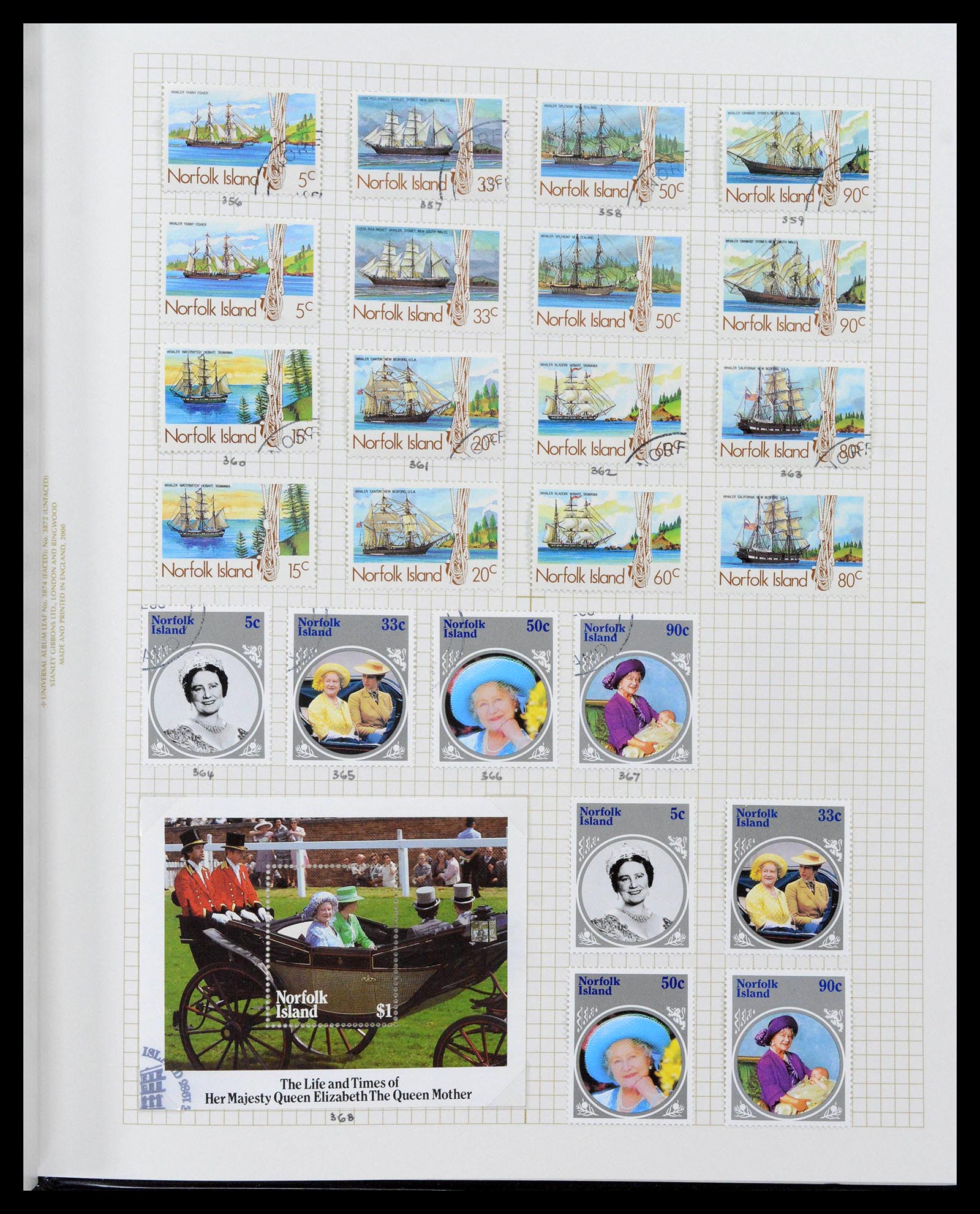 39152 0077 - Postzegelverzameling 39152 Engelse koloniën 1920-2002.