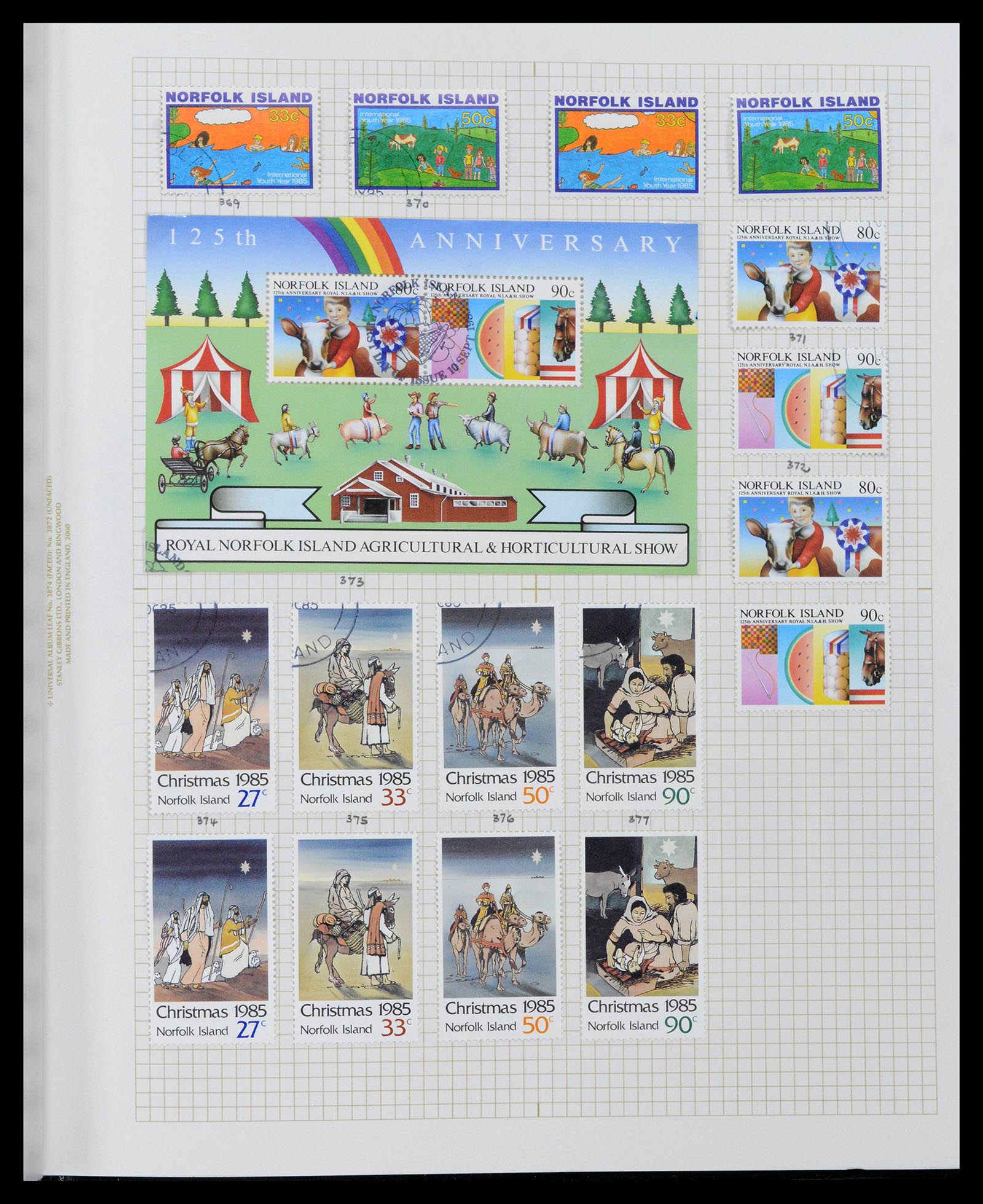 39152 0078 - Postzegelverzameling 39152 Engelse koloniën 1920-2002.