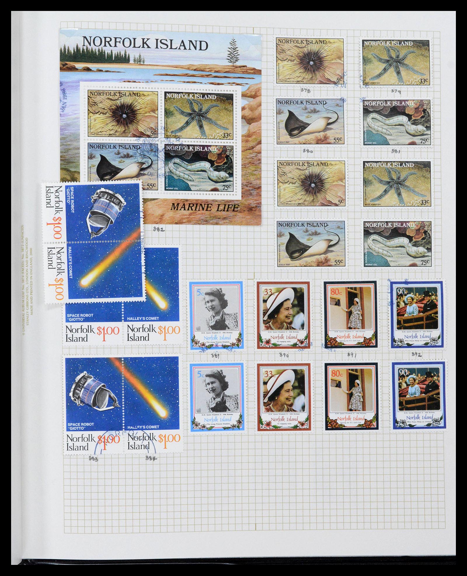 39152 0079 - Postzegelverzameling 39152 Engelse koloniën 1920-2002.