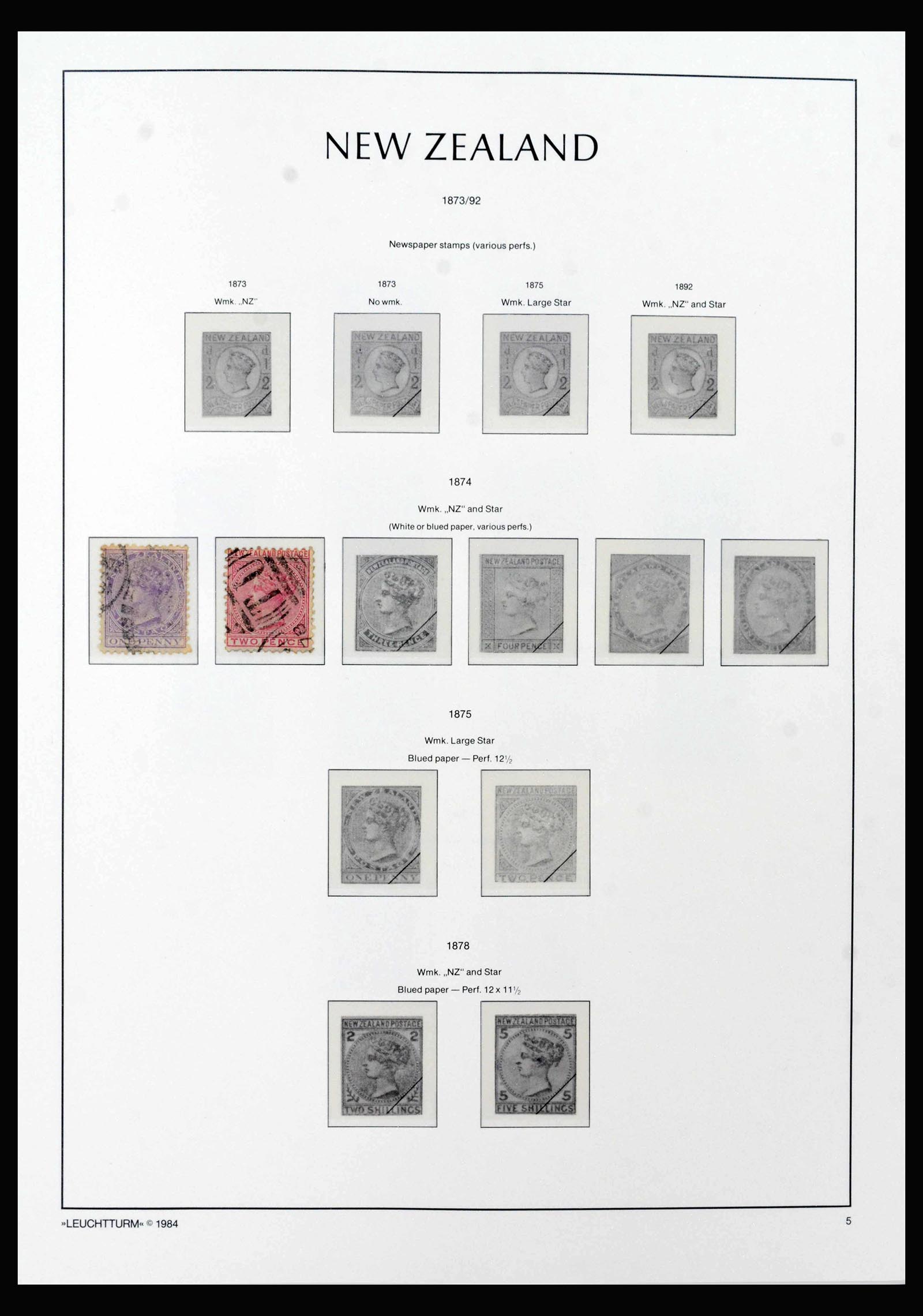 39183 0002 - Stamp collection 39183 New Zealand 1864-2016.