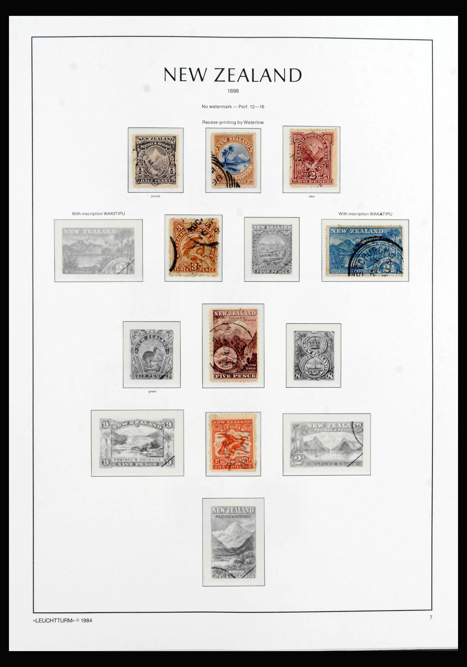 39183 0004 - Stamp collection 39183 New Zealand 1864-2016.