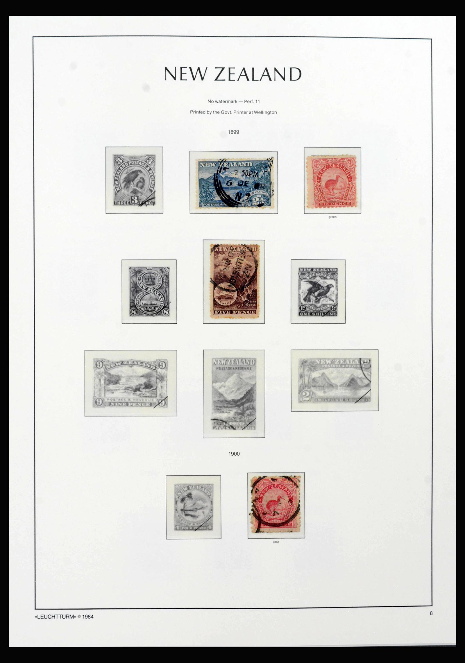 39183 0005 - Stamp collection 39183 New Zealand 1864-2016.