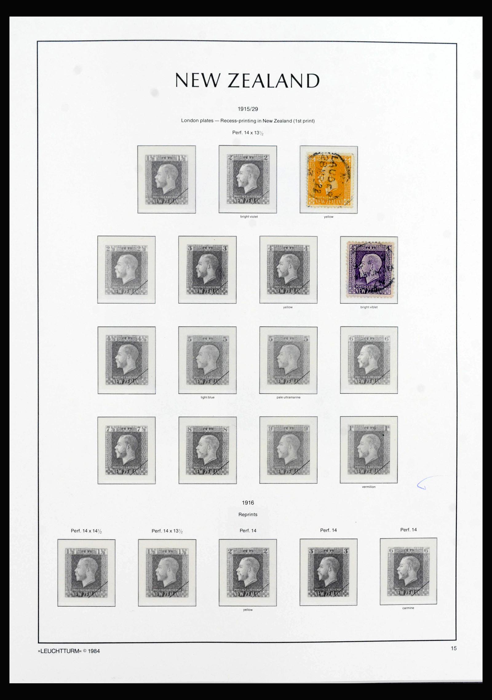 39183 0010 - Stamp collection 39183 New Zealand 1864-2016.