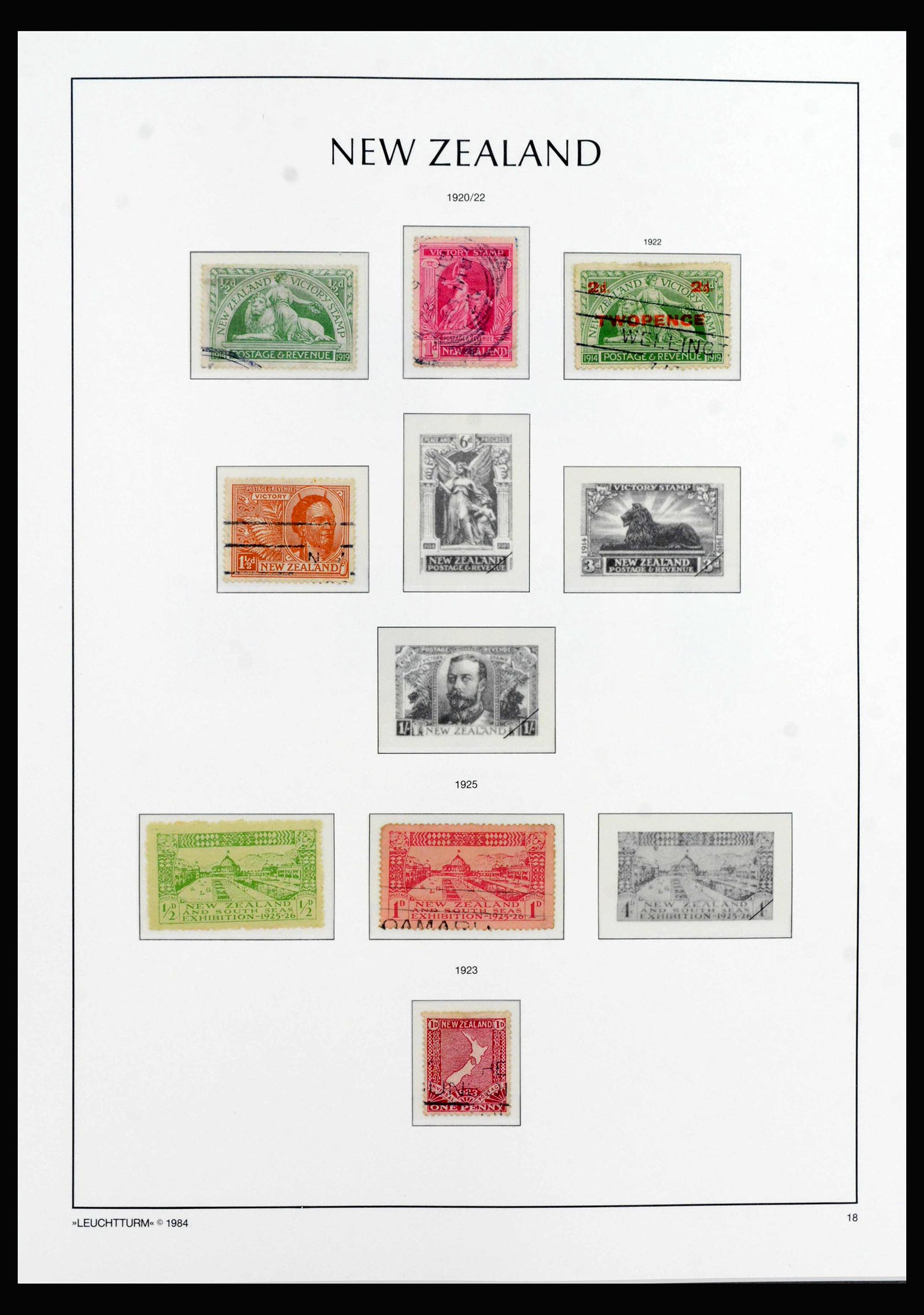 39183 0012 - Stamp collection 39183 New Zealand 1864-2016.