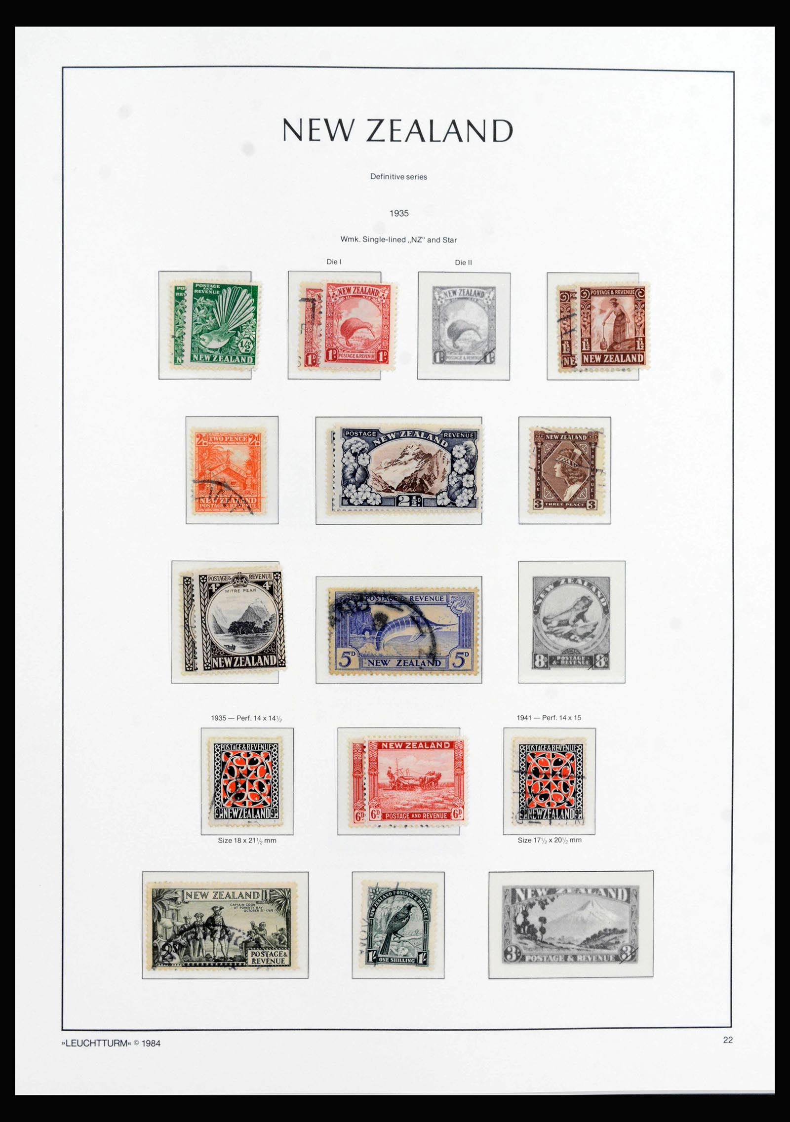 39183 0015 - Stamp collection 39183 New Zealand 1864-2016.