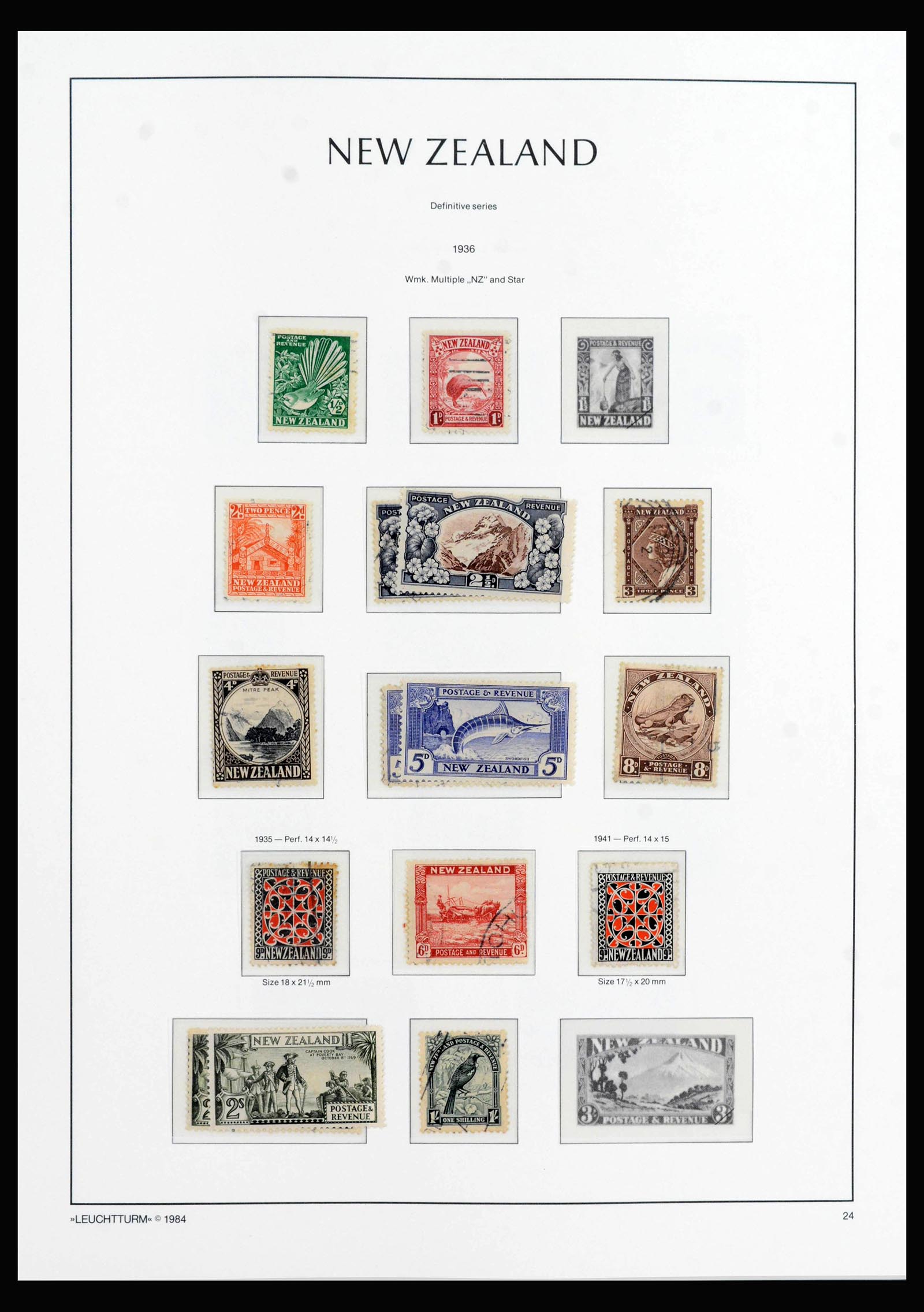 39183 0016 - Stamp collection 39183 New Zealand 1864-2016.