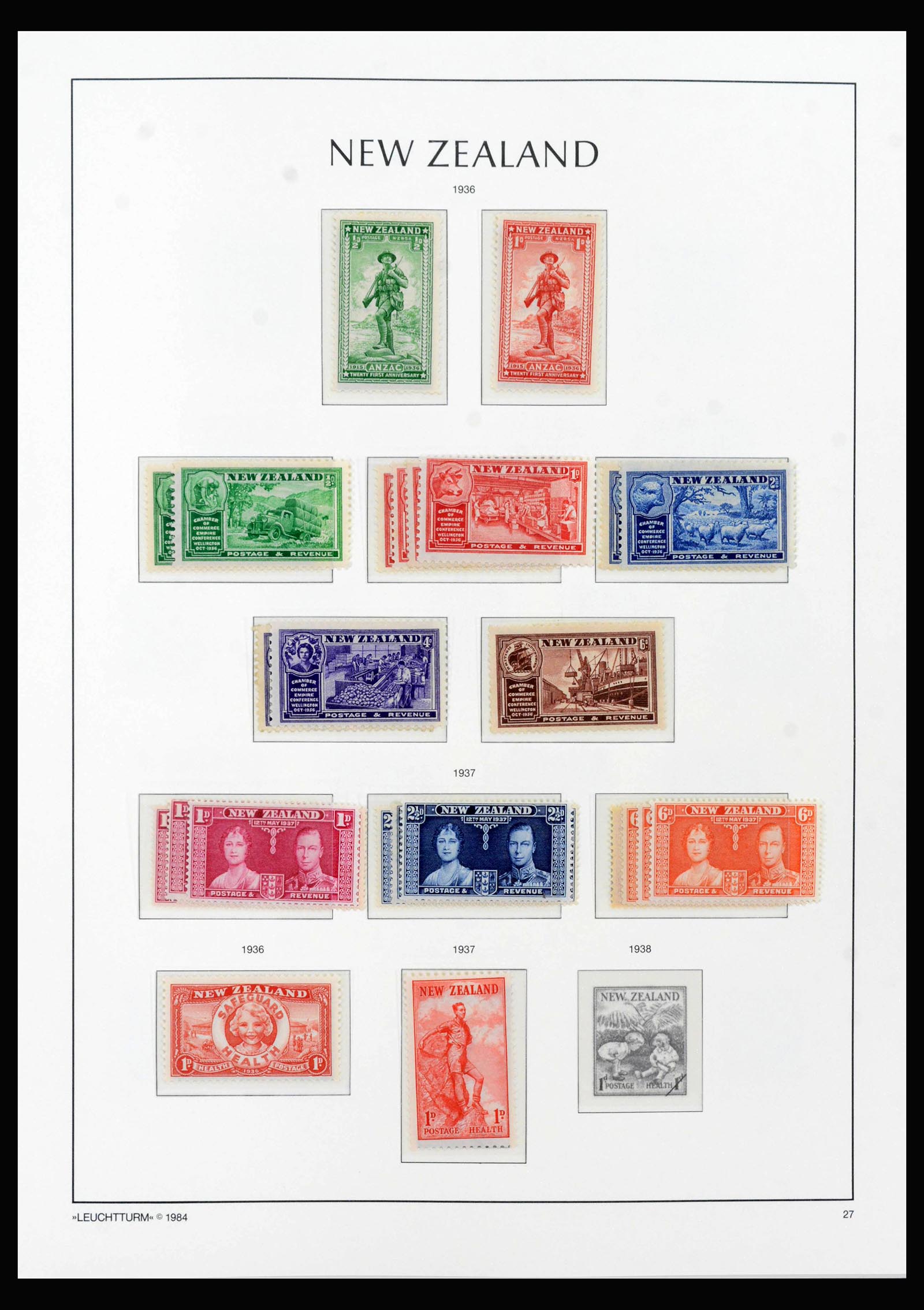 39183 0017 - Stamp collection 39183 New Zealand 1864-2016.