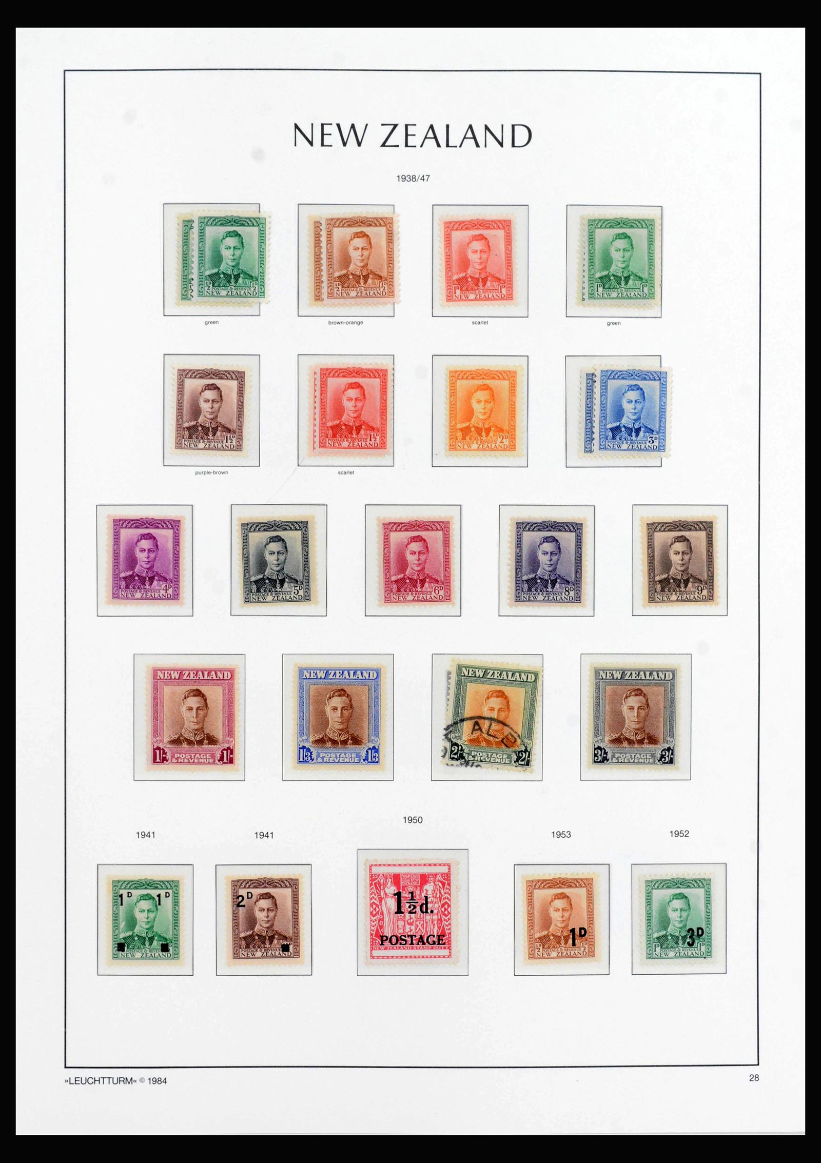 39183 0018 - Stamp collection 39183 New Zealand 1864-2016.