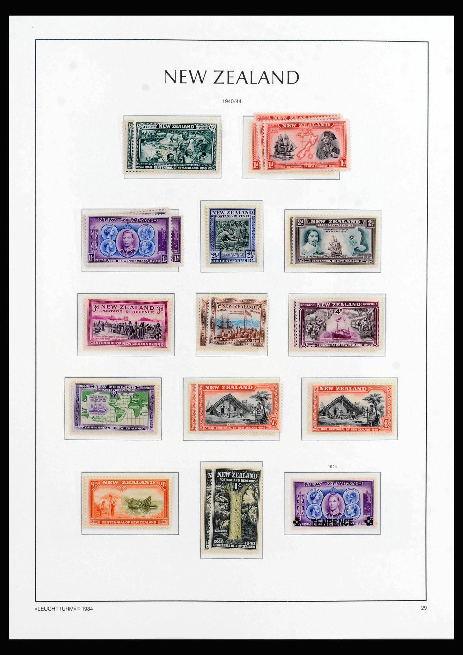 39183 0019 - Stamp collection 39183 New Zealand 1864-2016.