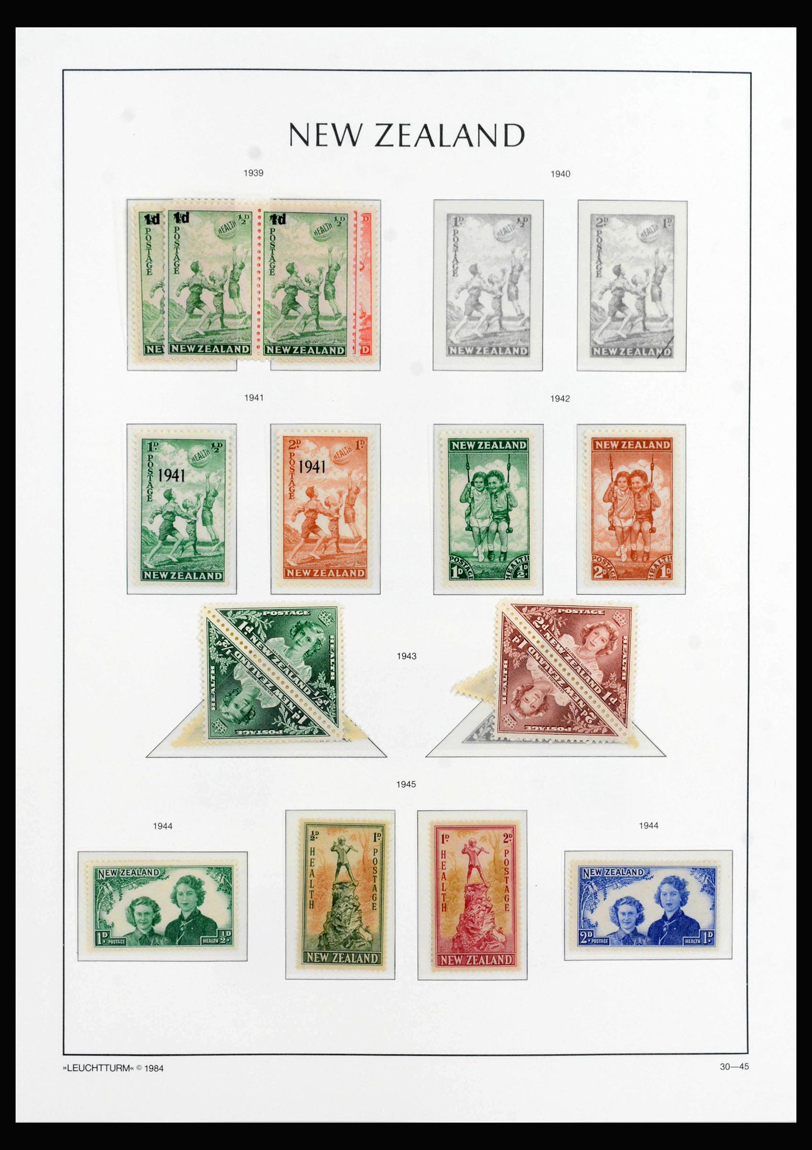 39183 0020 - Stamp collection 39183 New Zealand 1864-2016.