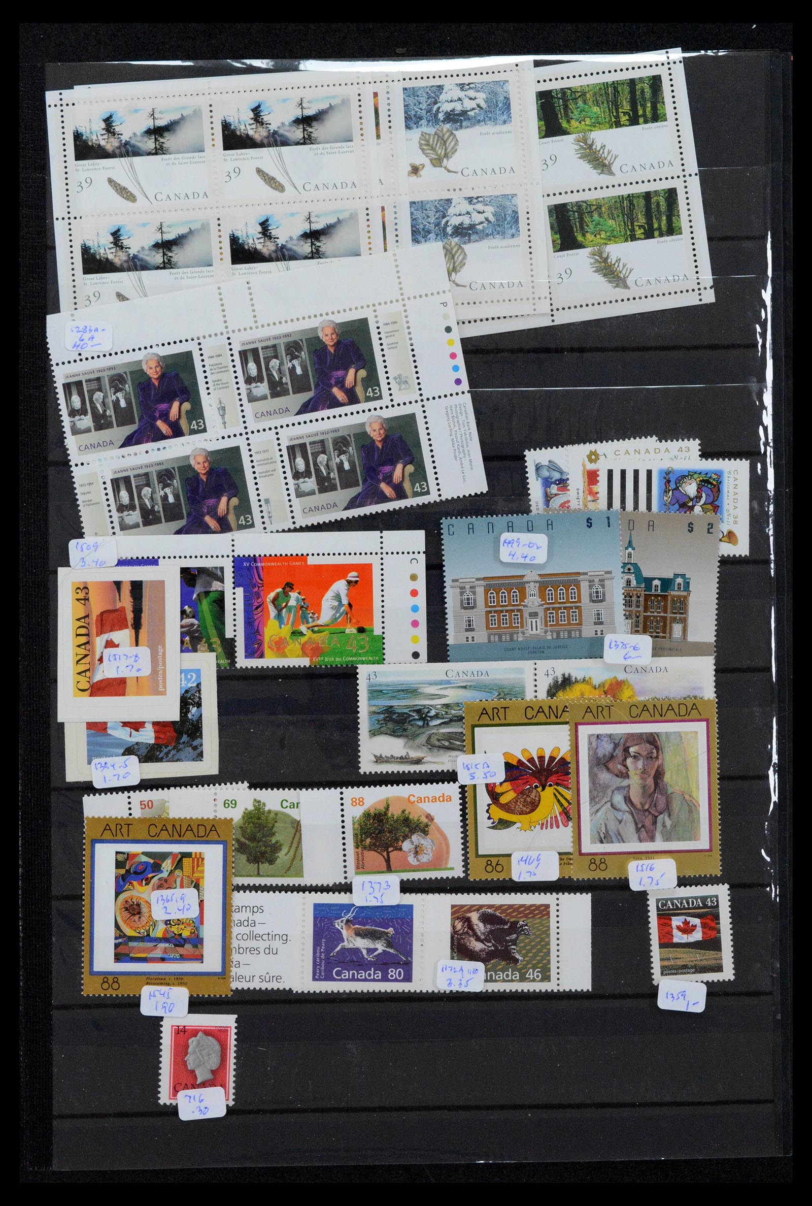 39184 0063 - Postzegelverzameling 39184 Engeland en koloniën 1950-2010.