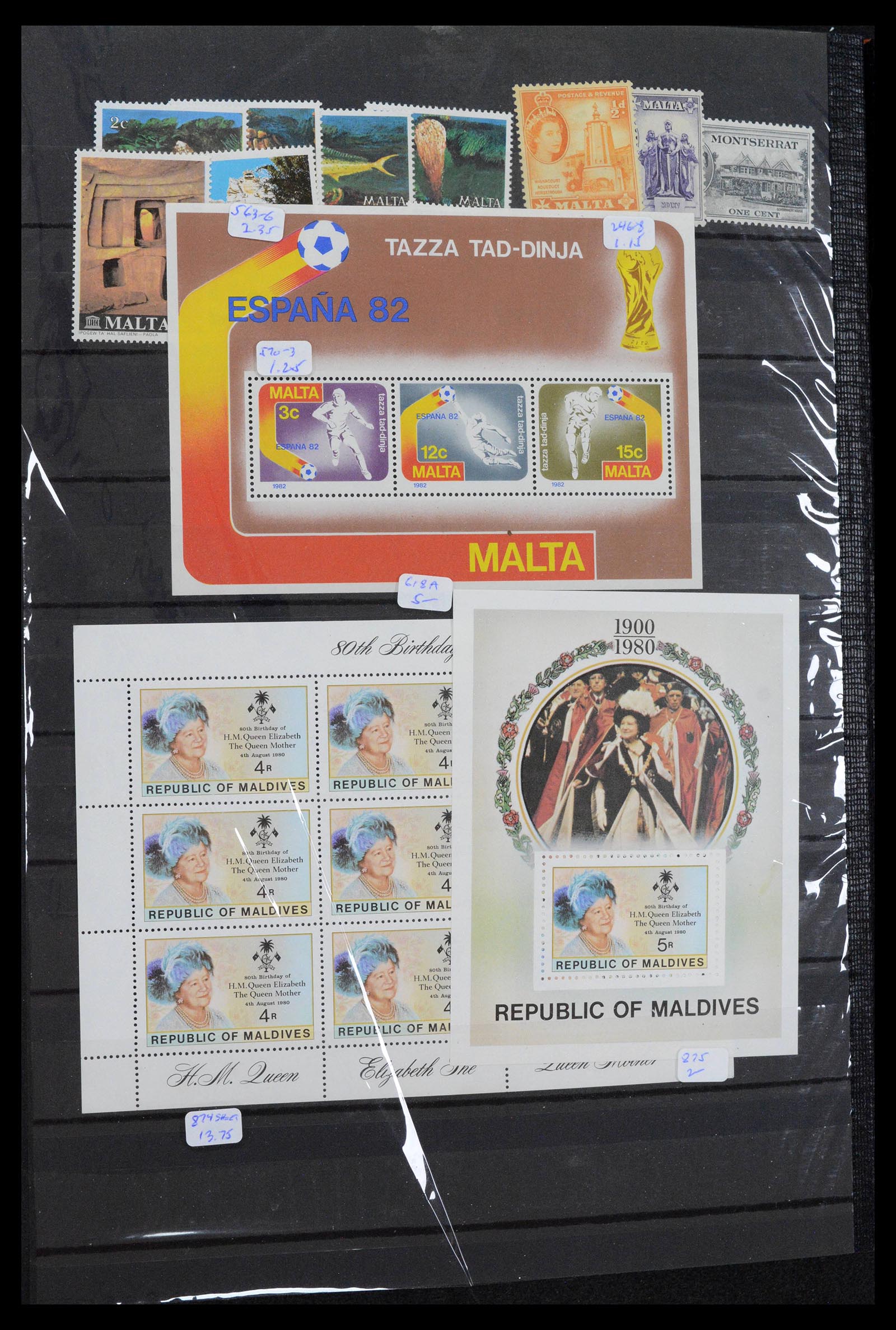 39184 0066 - Postzegelverzameling 39184 Engeland en koloniën 1950-2010.