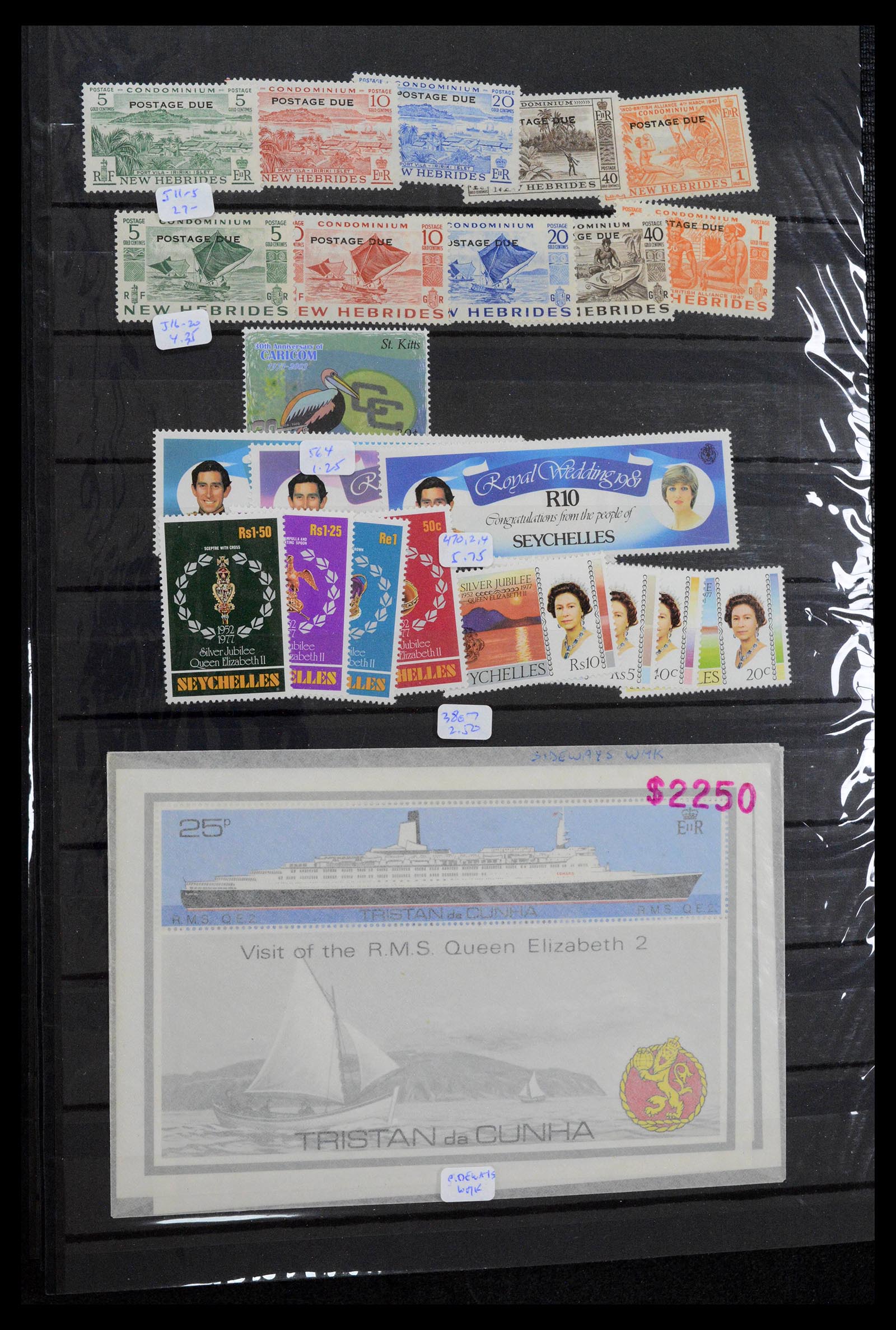 39184 0068 - Postzegelverzameling 39184 Engeland en koloniën 1950-2010.