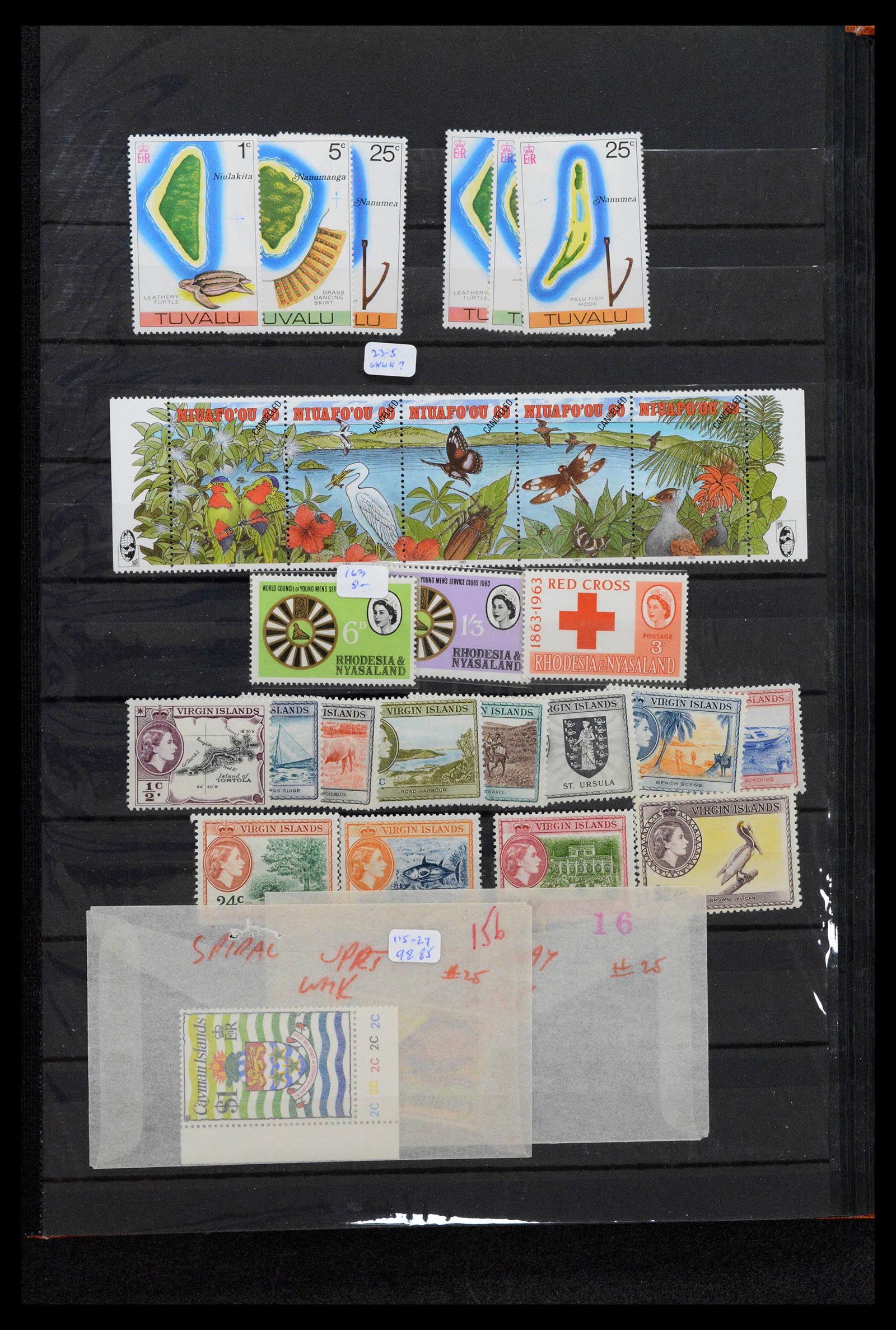 39184 0069 - Postzegelverzameling 39184 Engeland en koloniën 1950-2010.