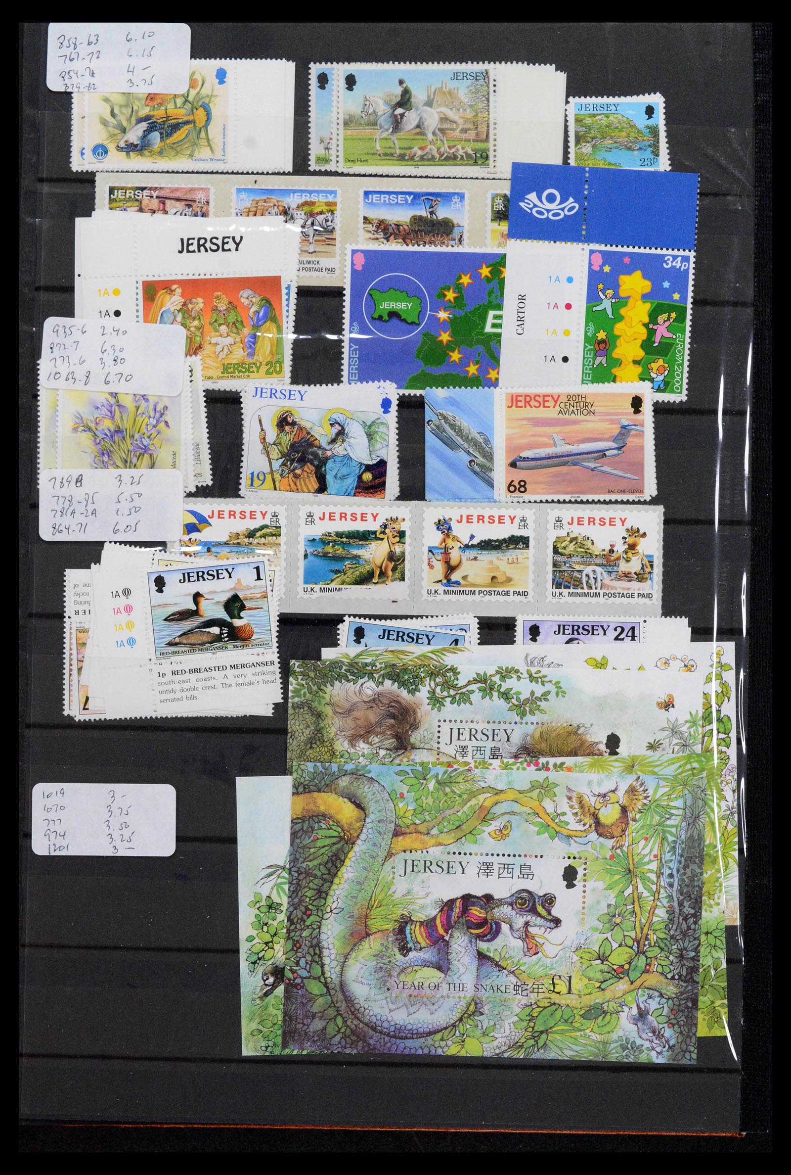 39184 0073 - Postzegelverzameling 39184 Engeland en koloniën 1950-2010.