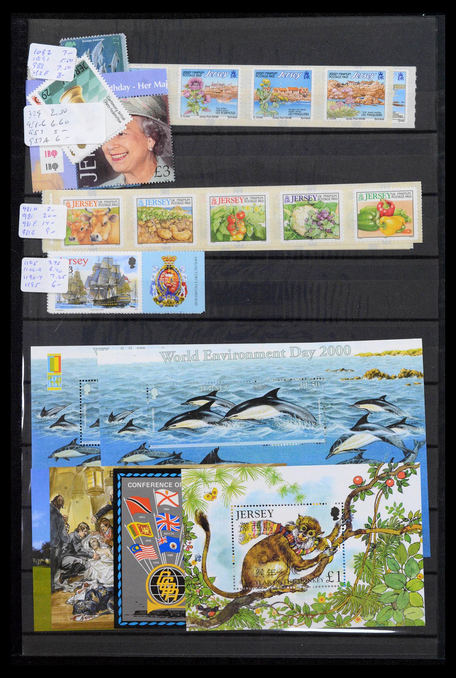 39184 0078 - Postzegelverzameling 39184 Engeland en koloniën 1950-2010.