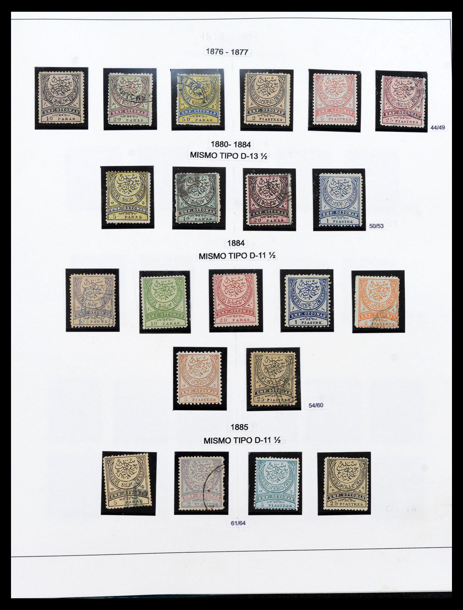 39185 0004 - Stamp collection 39185 Turkey 1863-2011.