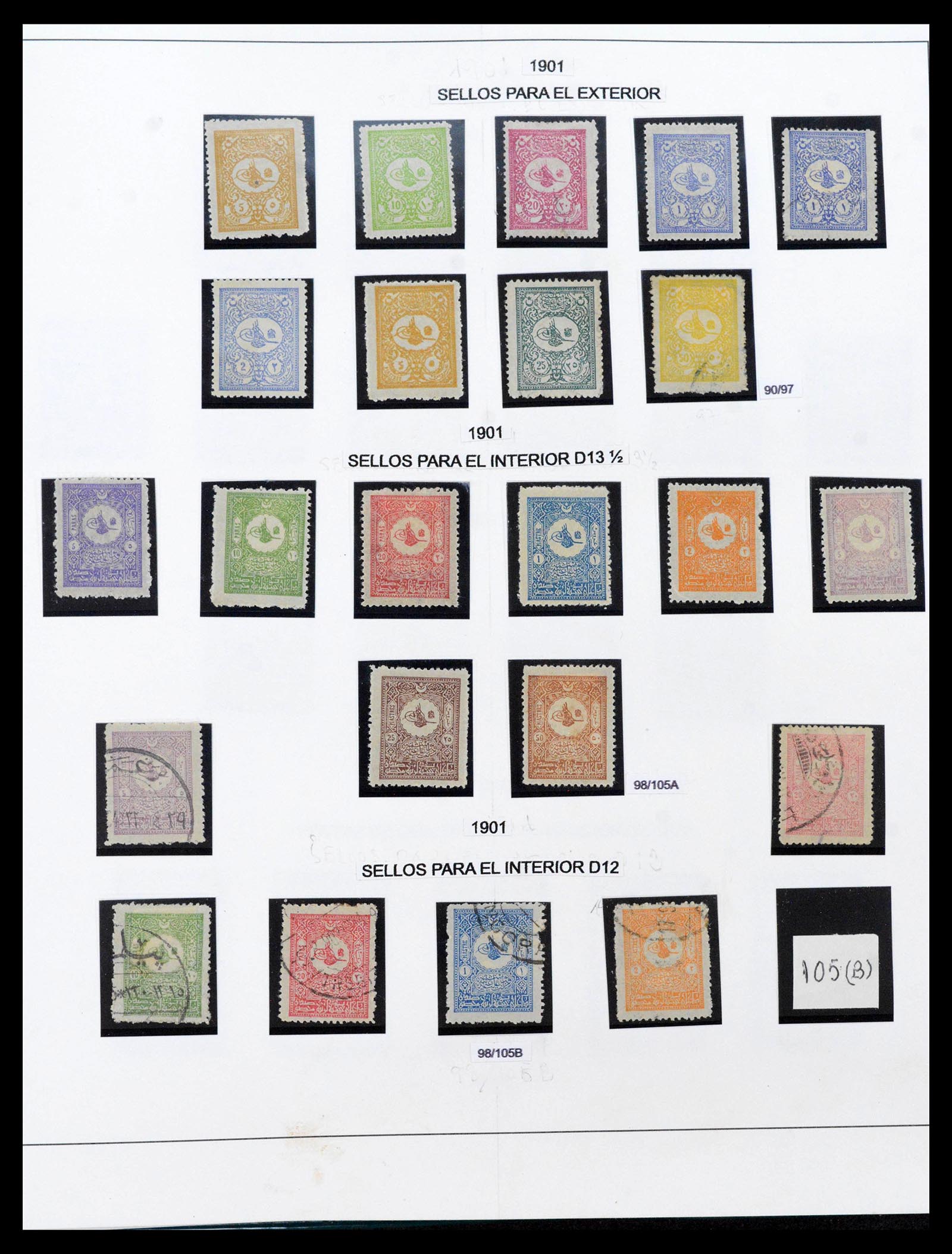 39185 0006 - Stamp collection 39185 Turkey 1863-2011.