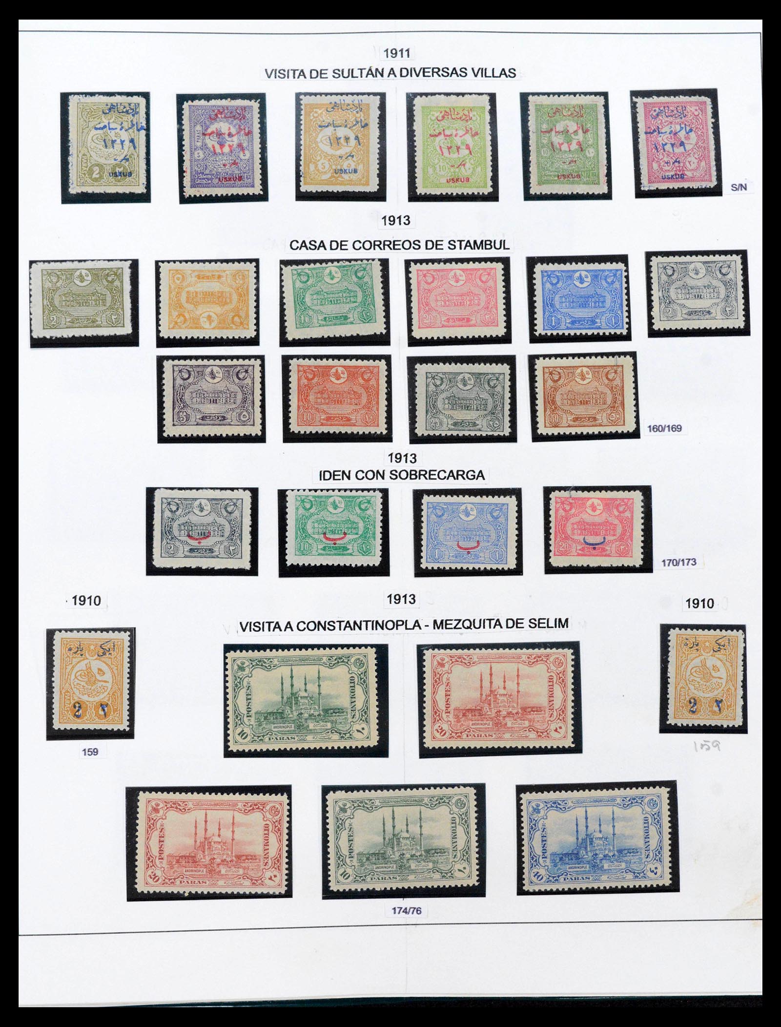 39185 0010 - Stamp collection 39185 Turkey 1863-2011.