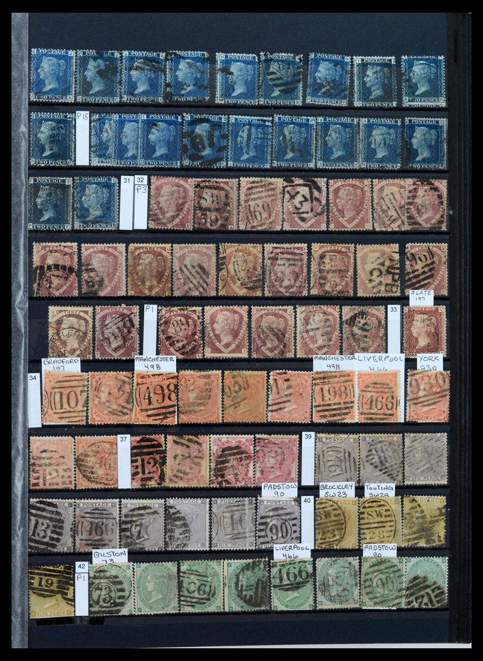 39195 0003 - Postzegelverzameling 39195 Engeland 1840-2023!