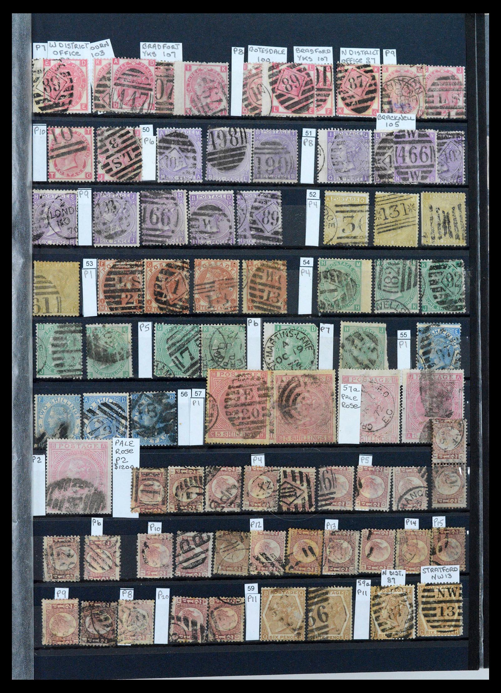 39195 0005 - Postzegelverzameling 39195 Engeland 1840-2023!