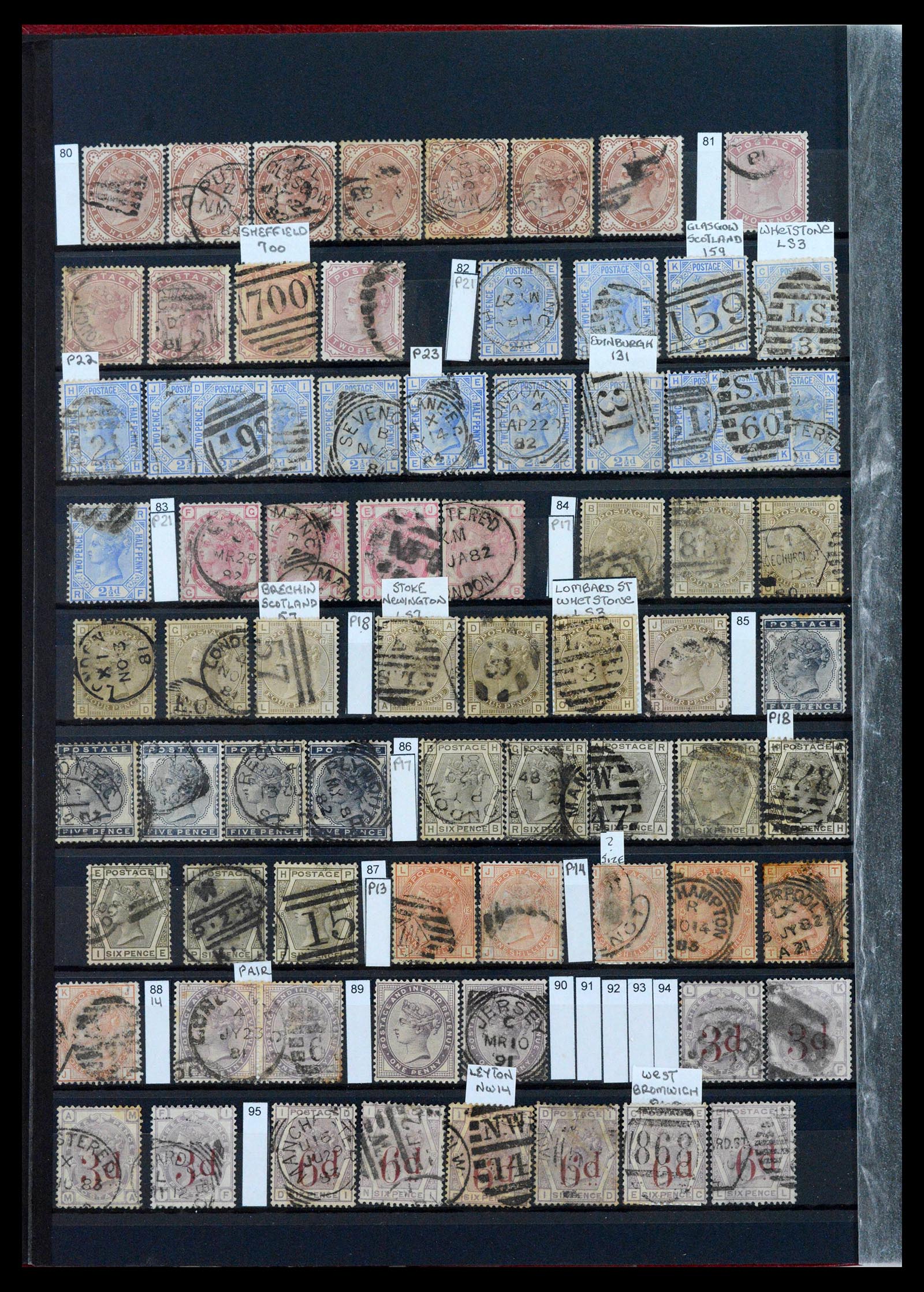 39195 0008 - Postzegelverzameling 39195 Engeland 1840-2023!