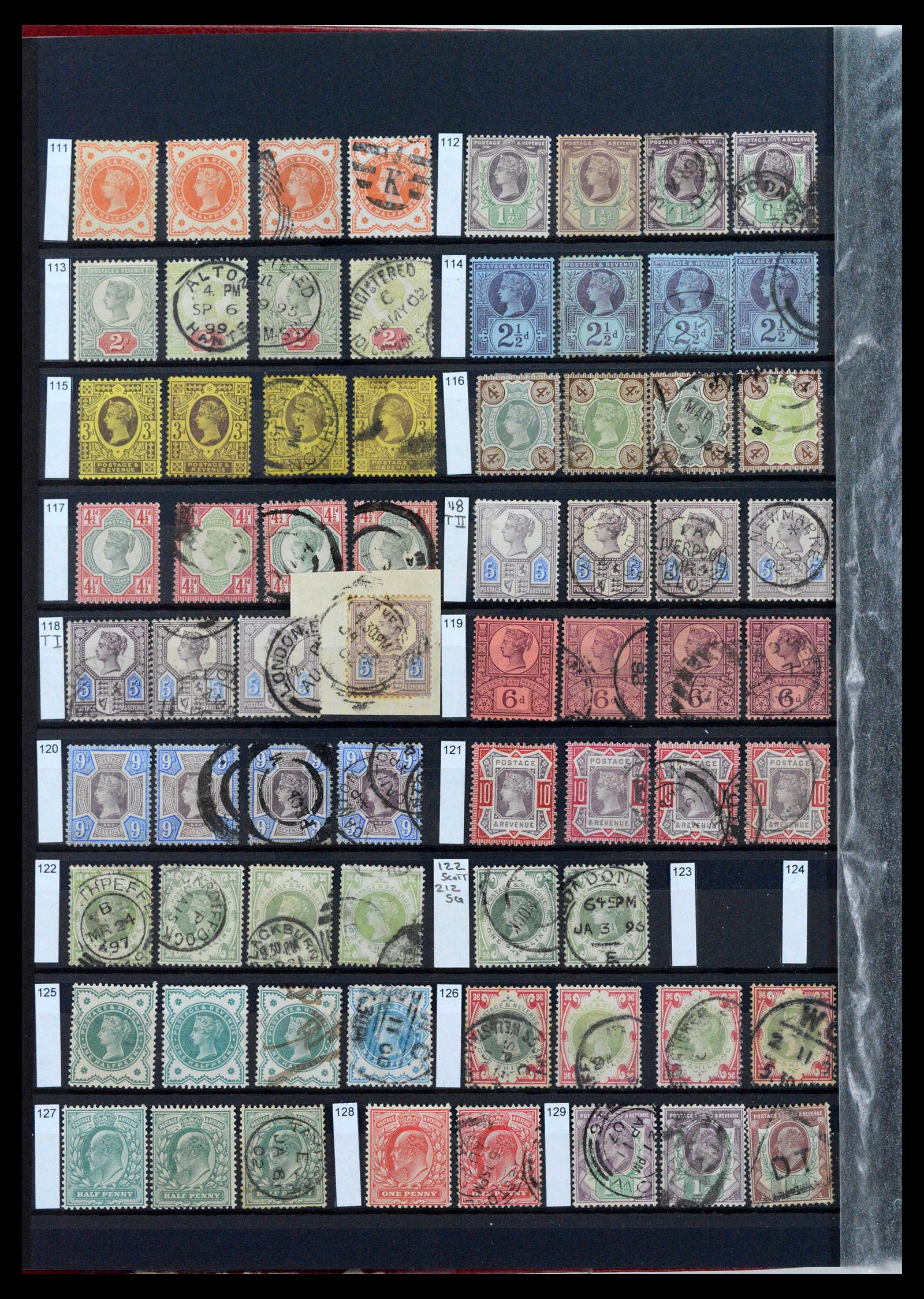 39195 0010 - Postzegelverzameling 39195 Engeland 1840-2023!