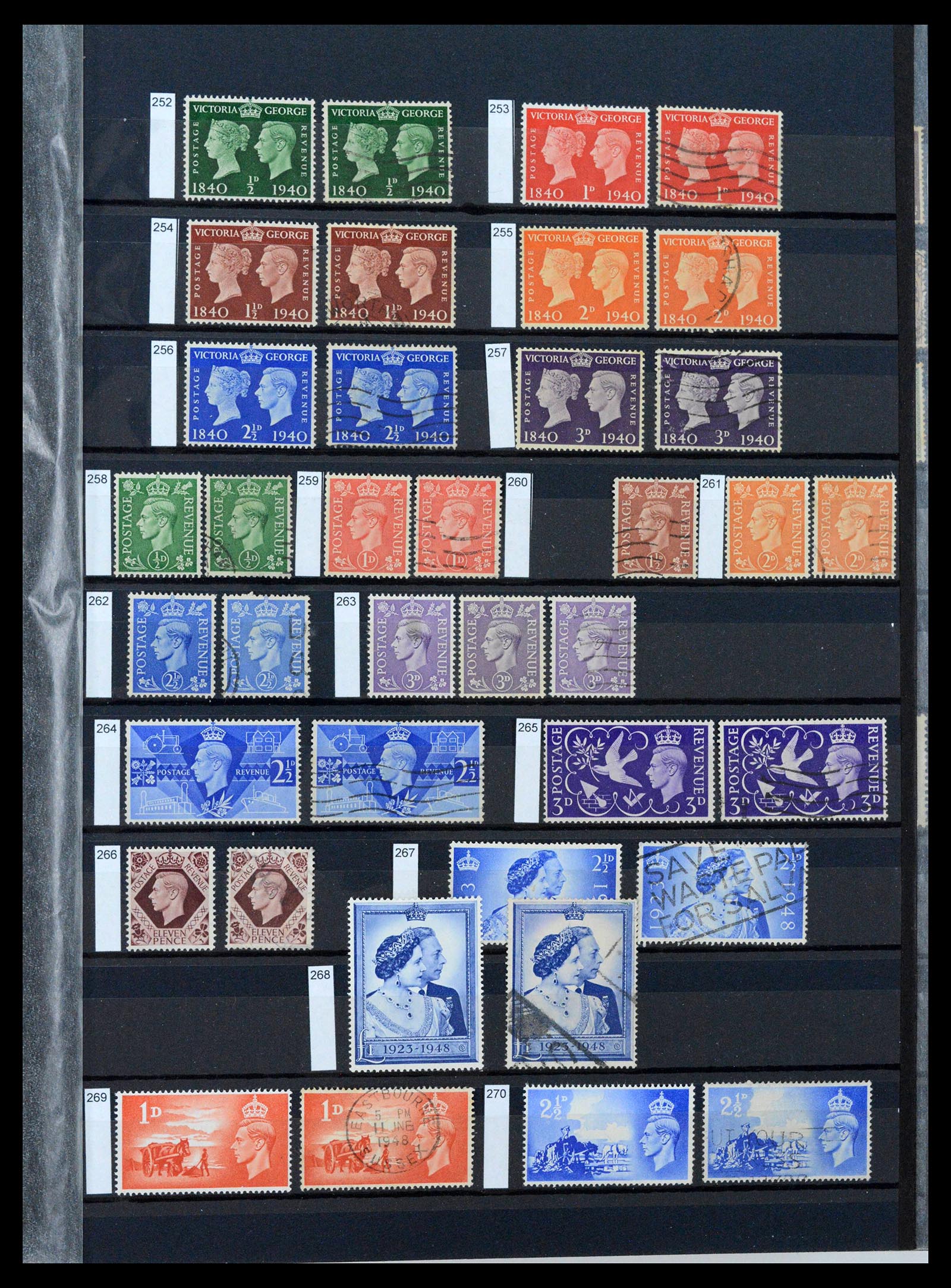 39195 0015 - Postzegelverzameling 39195 Engeland 1840-2023!