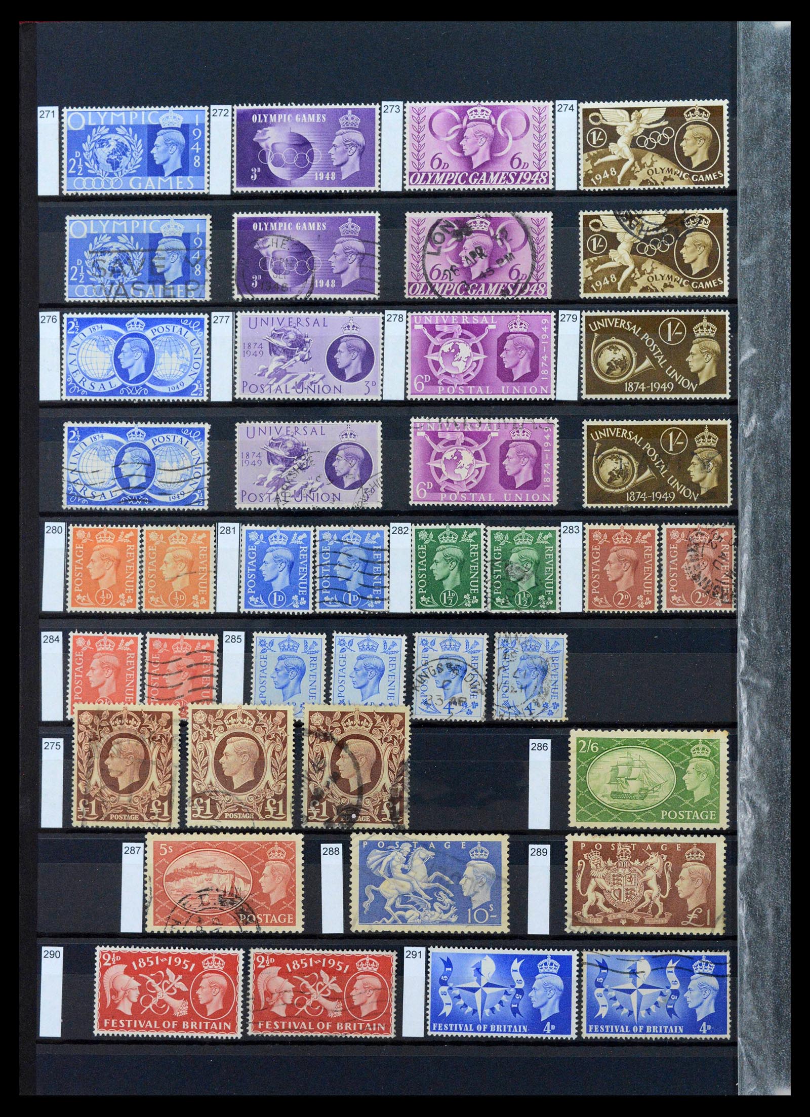39195 0016 - Postzegelverzameling 39195 Engeland 1840-2023!