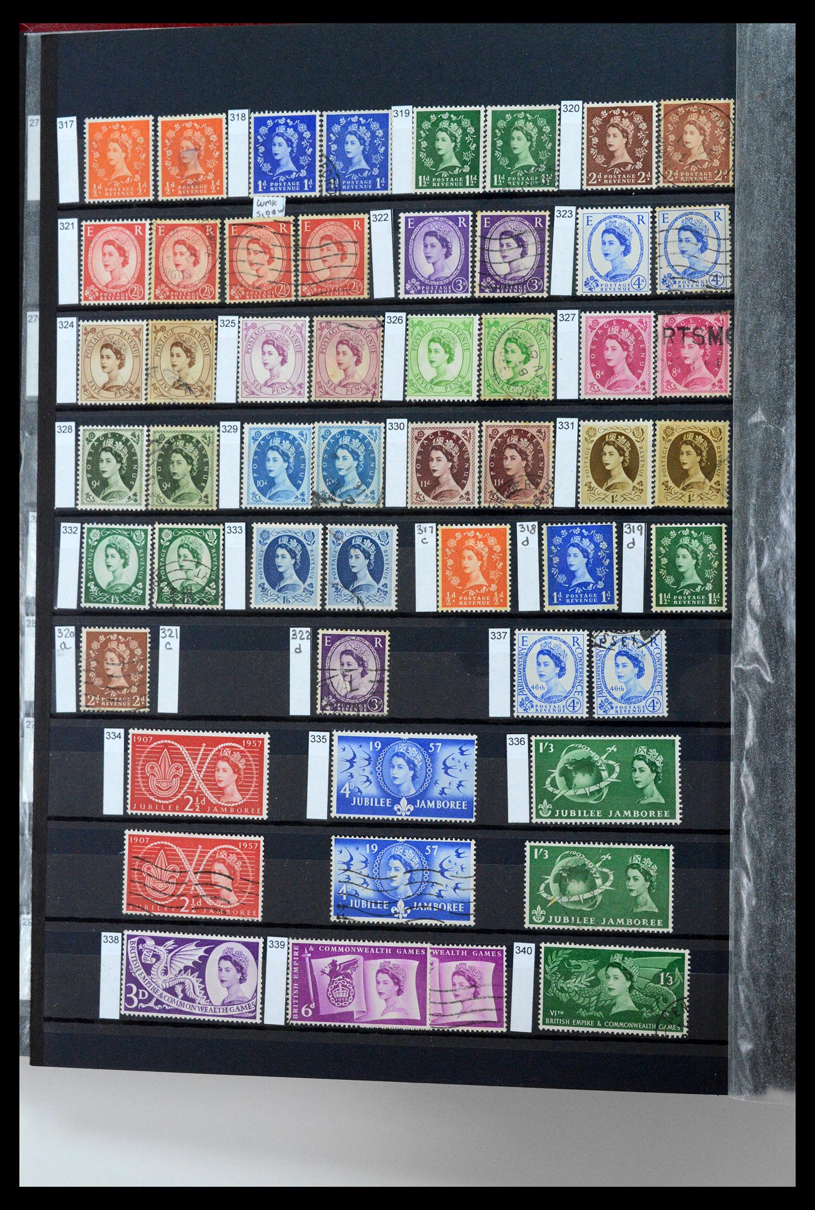39195 0018 - Postzegelverzameling 39195 Engeland 1840-2023!