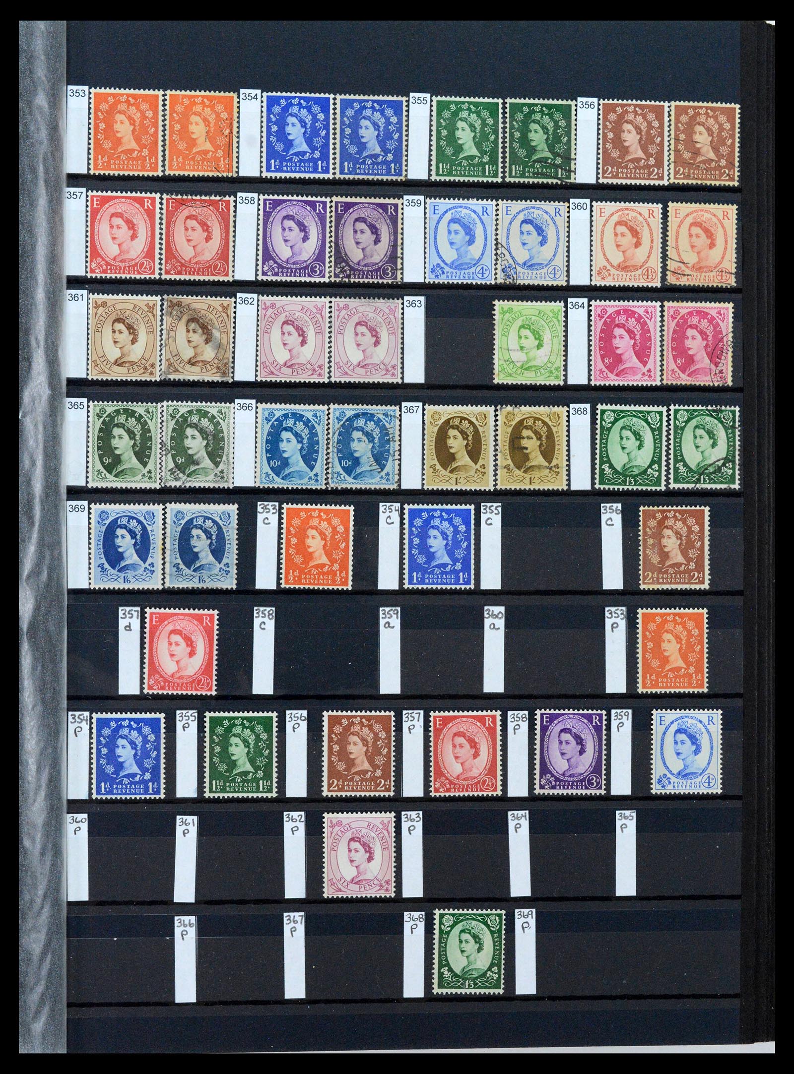 39195 0019 - Postzegelverzameling 39195 Engeland 1840-2023!