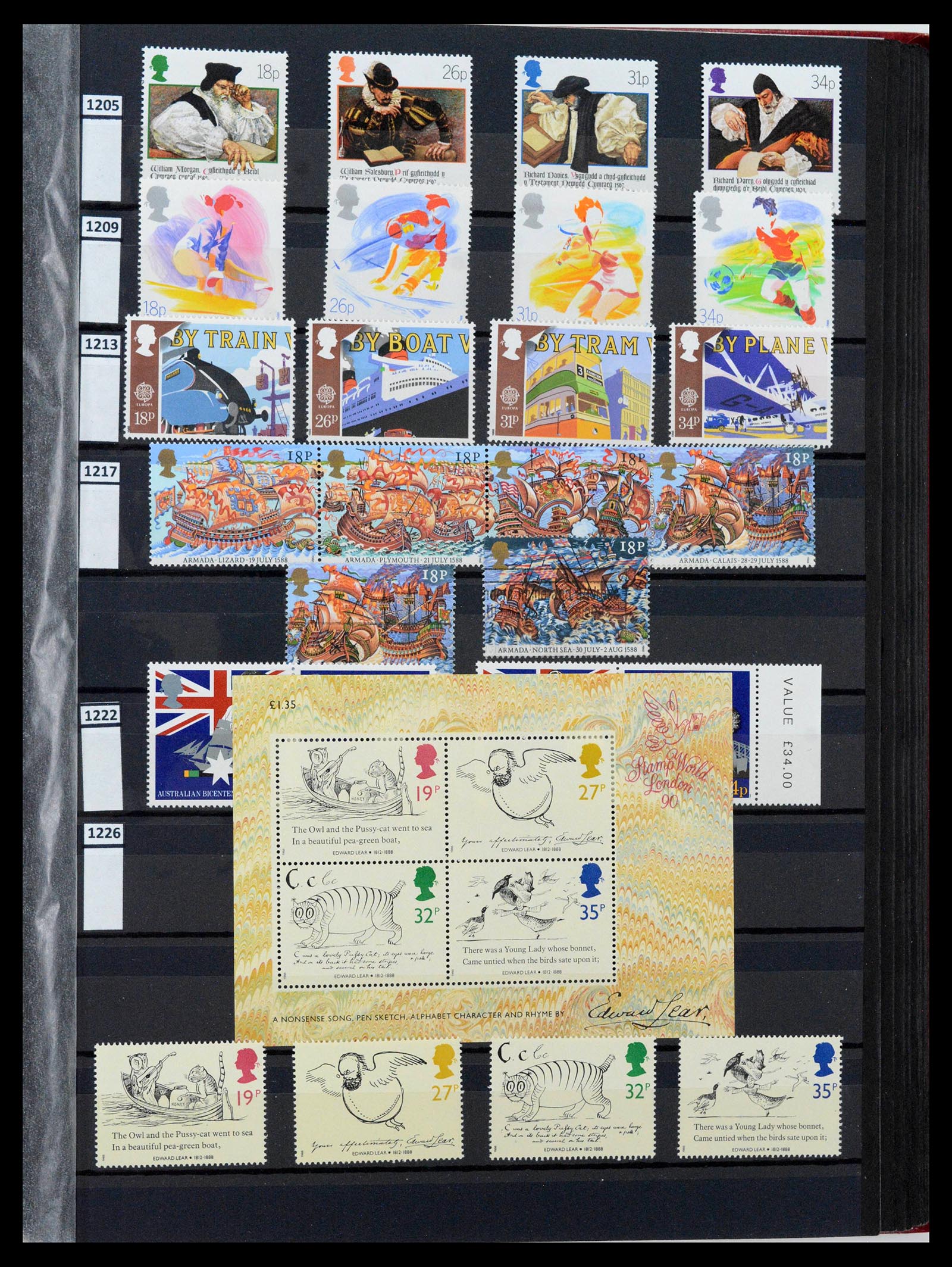 39195 0043 - Postzegelverzameling 39195 Engeland 1840-2023!