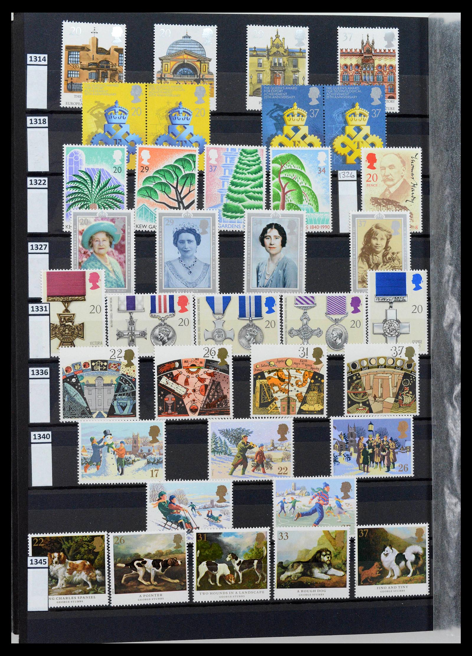 39195 0046 - Postzegelverzameling 39195 Engeland 1840-2023!