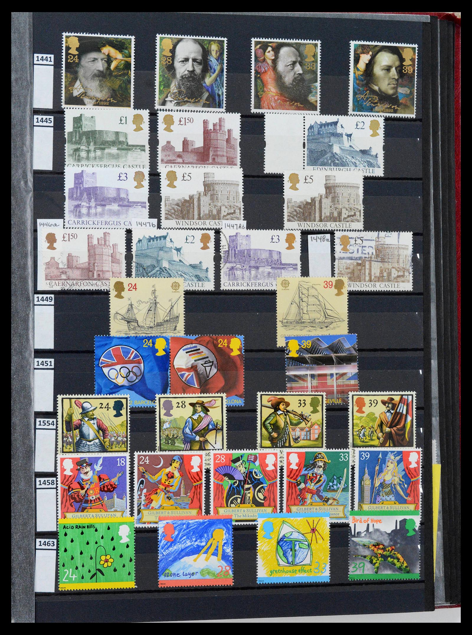 39195 0049 - Postzegelverzameling 39195 Engeland 1840-2023!