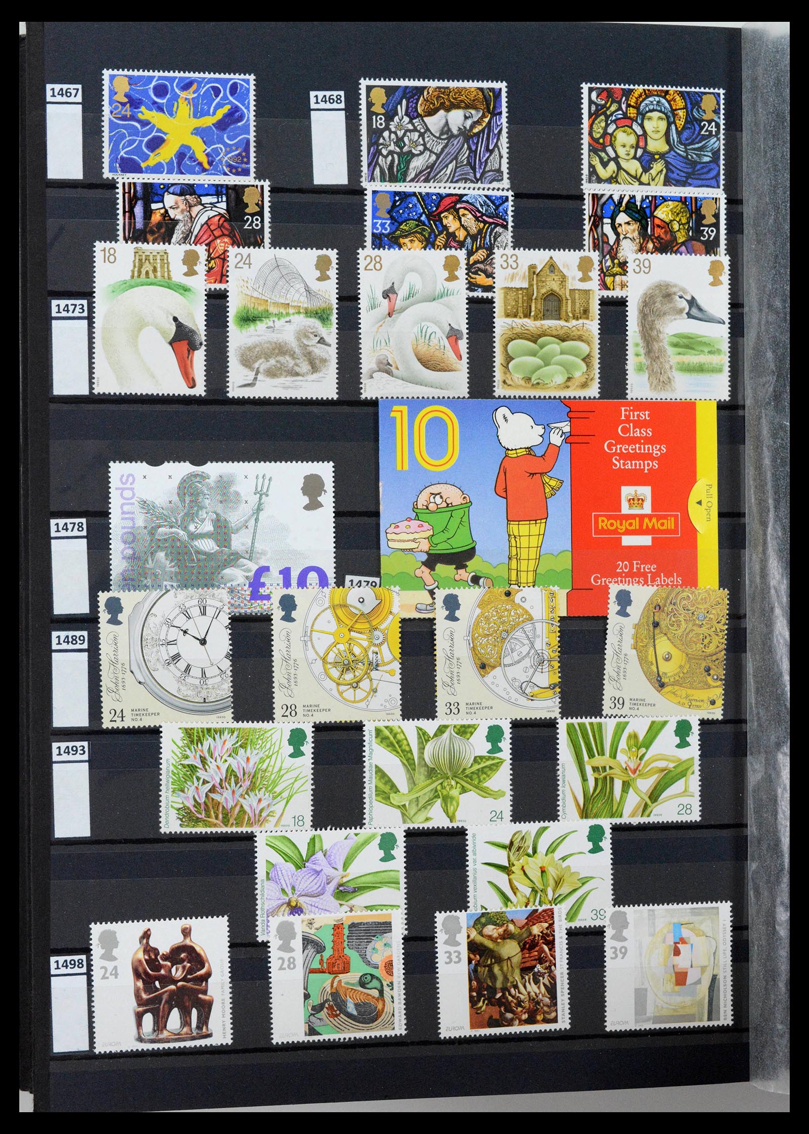 39195 0050 - Postzegelverzameling 39195 Engeland 1840-2023!