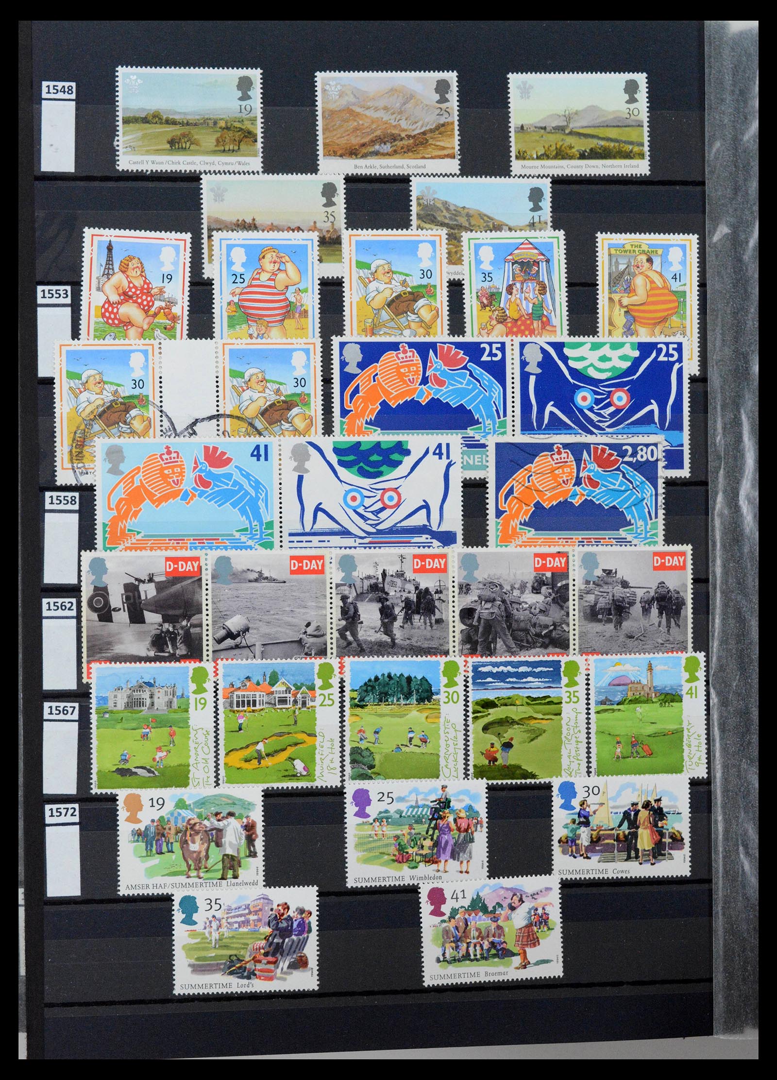 39195 0052 - Postzegelverzameling 39195 Engeland 1840-2023!
