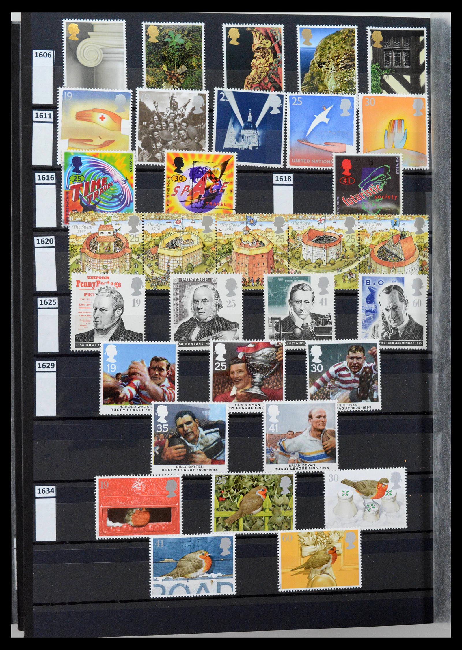39195 0054 - Postzegelverzameling 39195 Engeland 1840-2023!