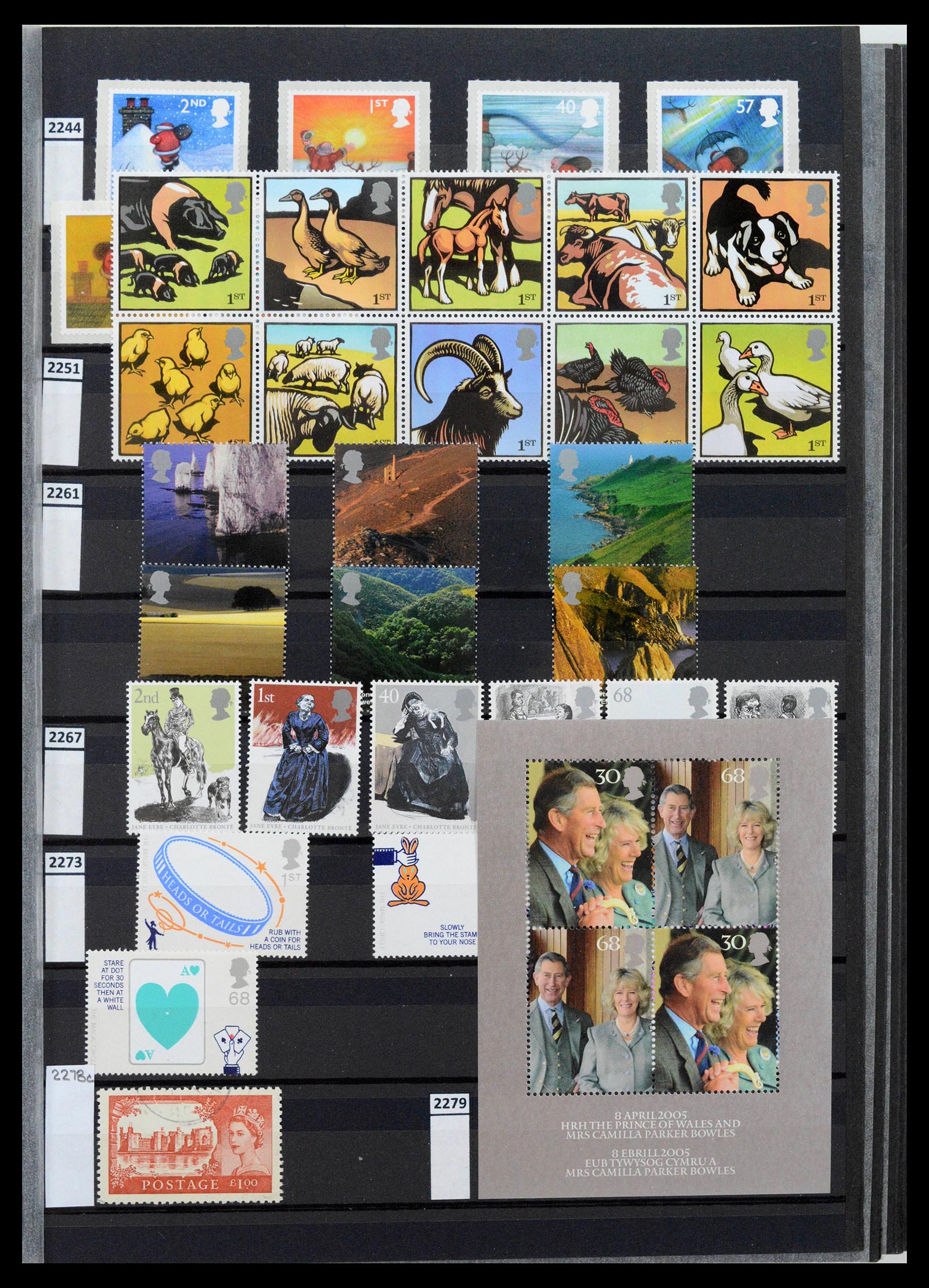 39195 0073 - Postzegelverzameling 39195 Engeland 1840-2023!