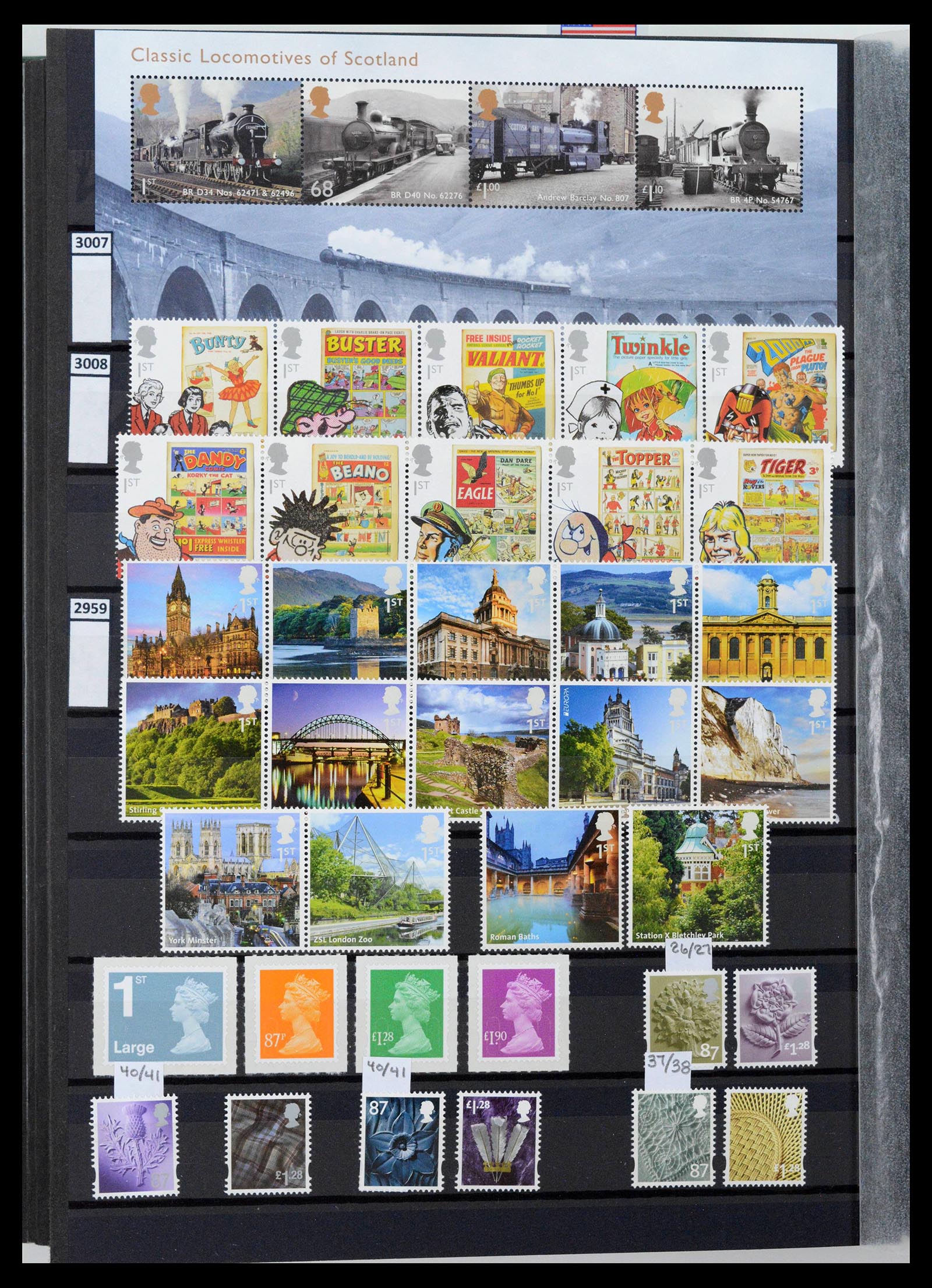 39195 0098 - Postzegelverzameling 39195 Engeland 1840-2023!