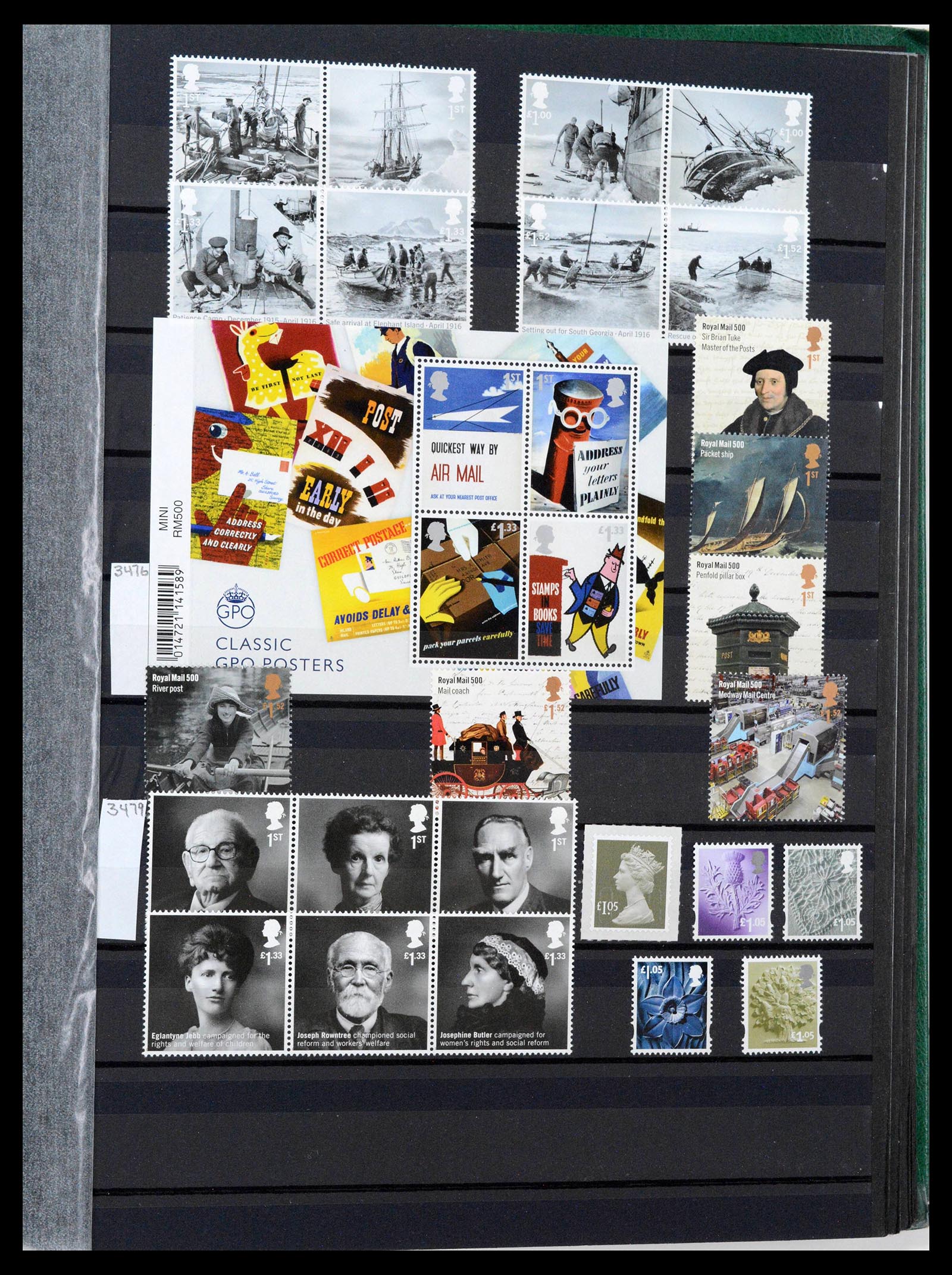 39195 0115 - Postzegelverzameling 39195 Engeland 1840-2023!