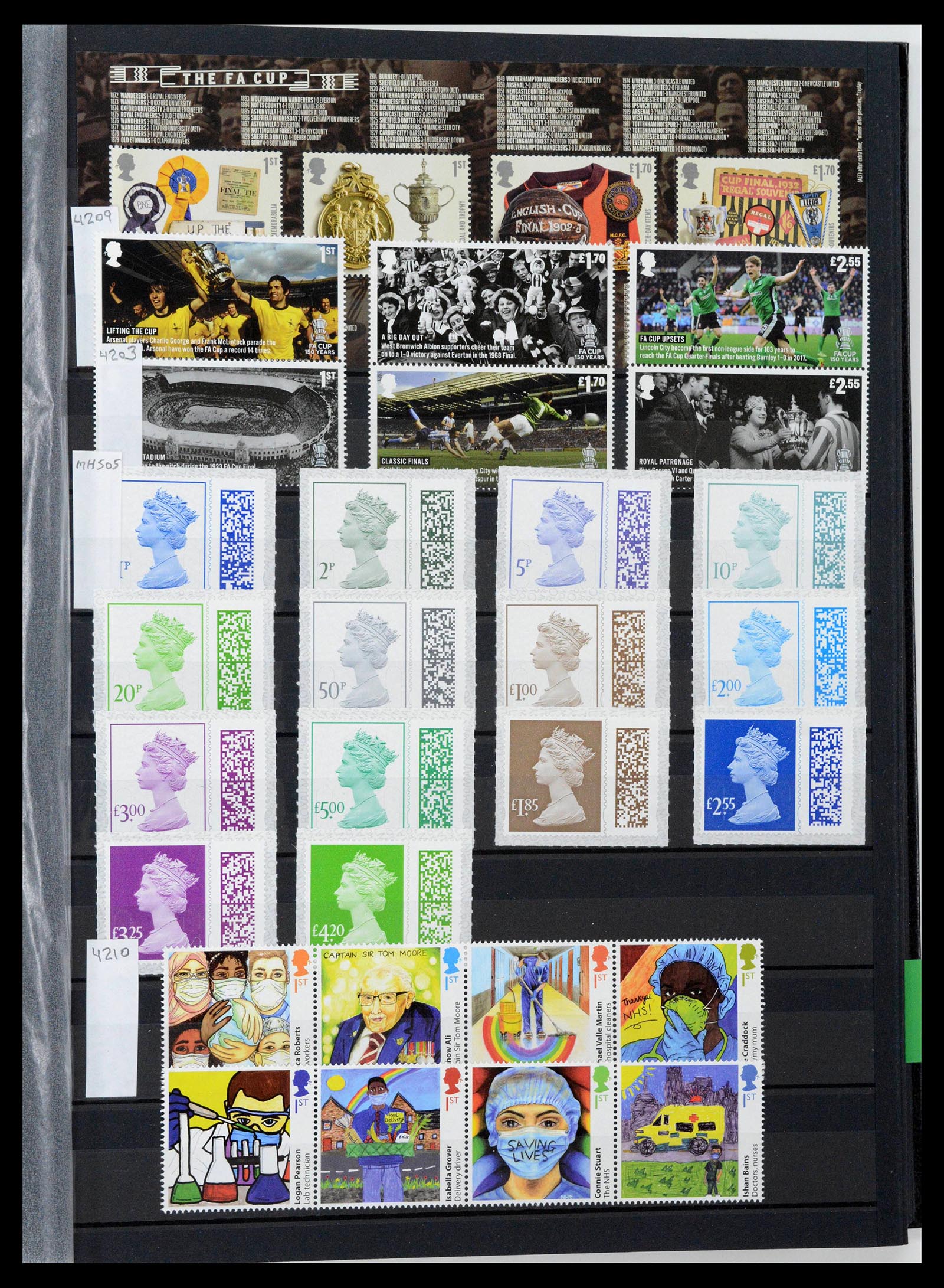 39195 0151 - Postzegelverzameling 39195 Engeland 1840-2023!
