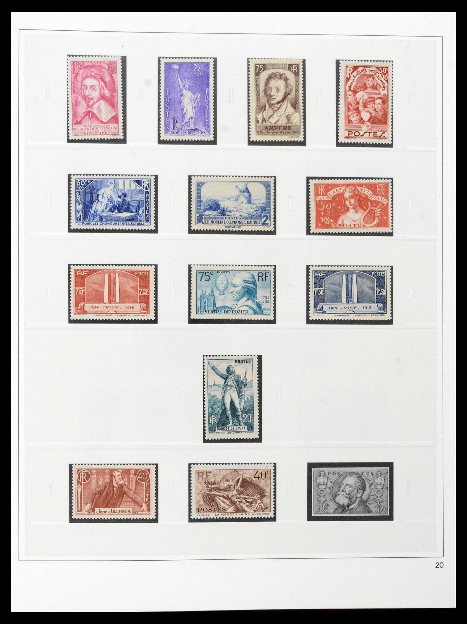 39210 0016 - Stamp collection 39210 France 1849-1987.