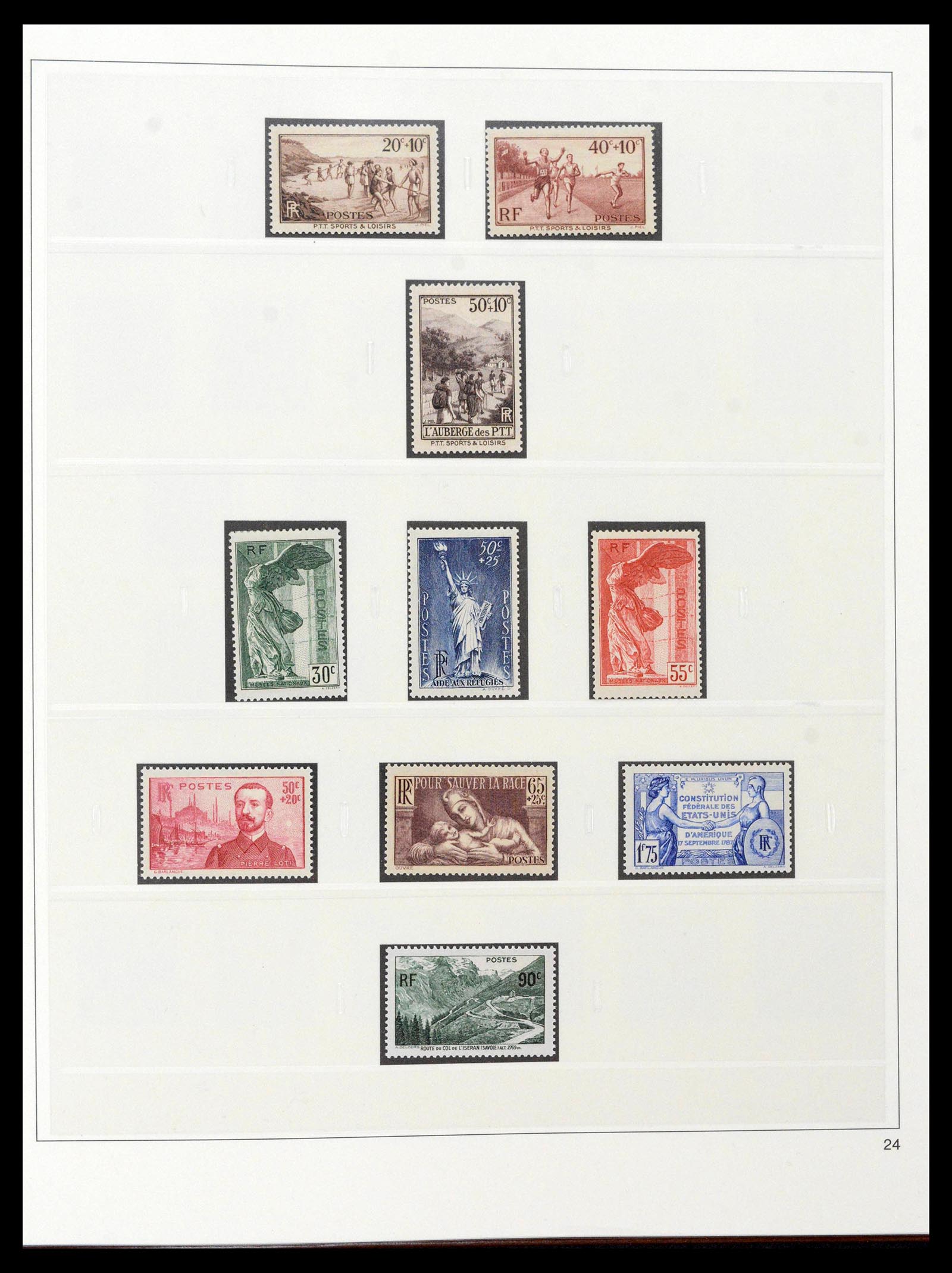 39210 0020 - Stamp collection 39210 France 1849-1987.