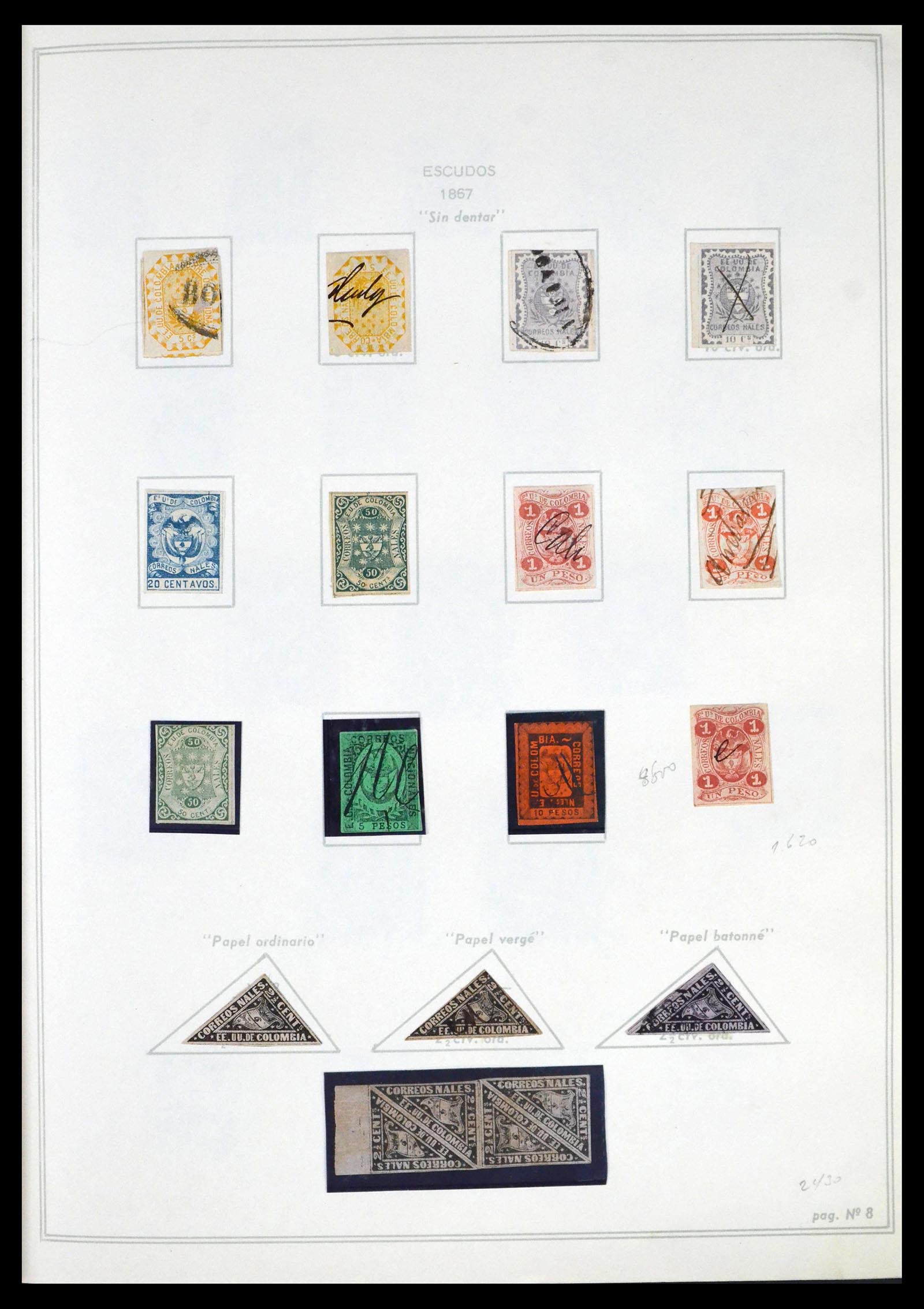 39220 0007 - Stamp collection 39220 Colombia 1868-1992.