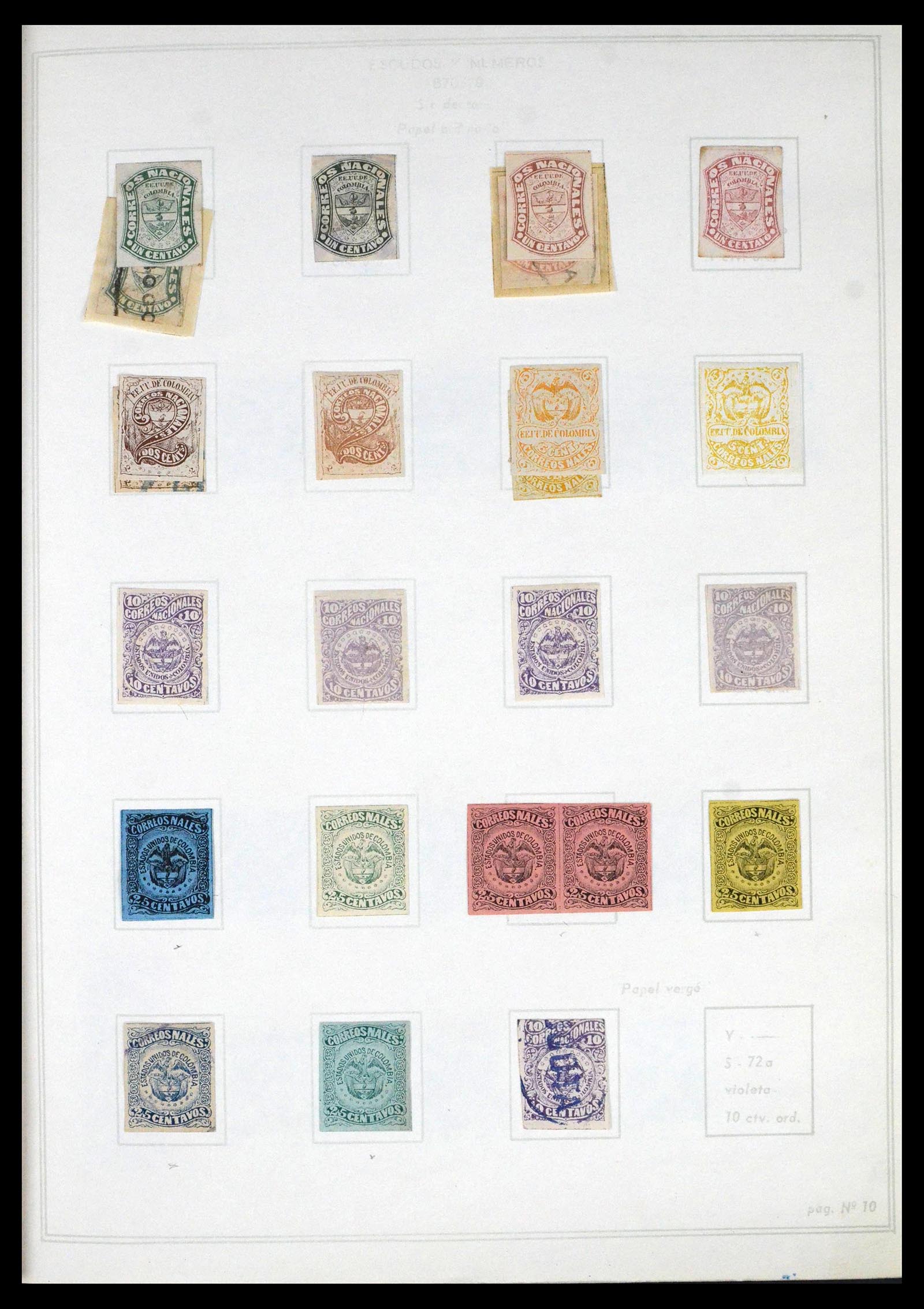 39220 0009 - Stamp collection 39220 Colombia 1868-1992.