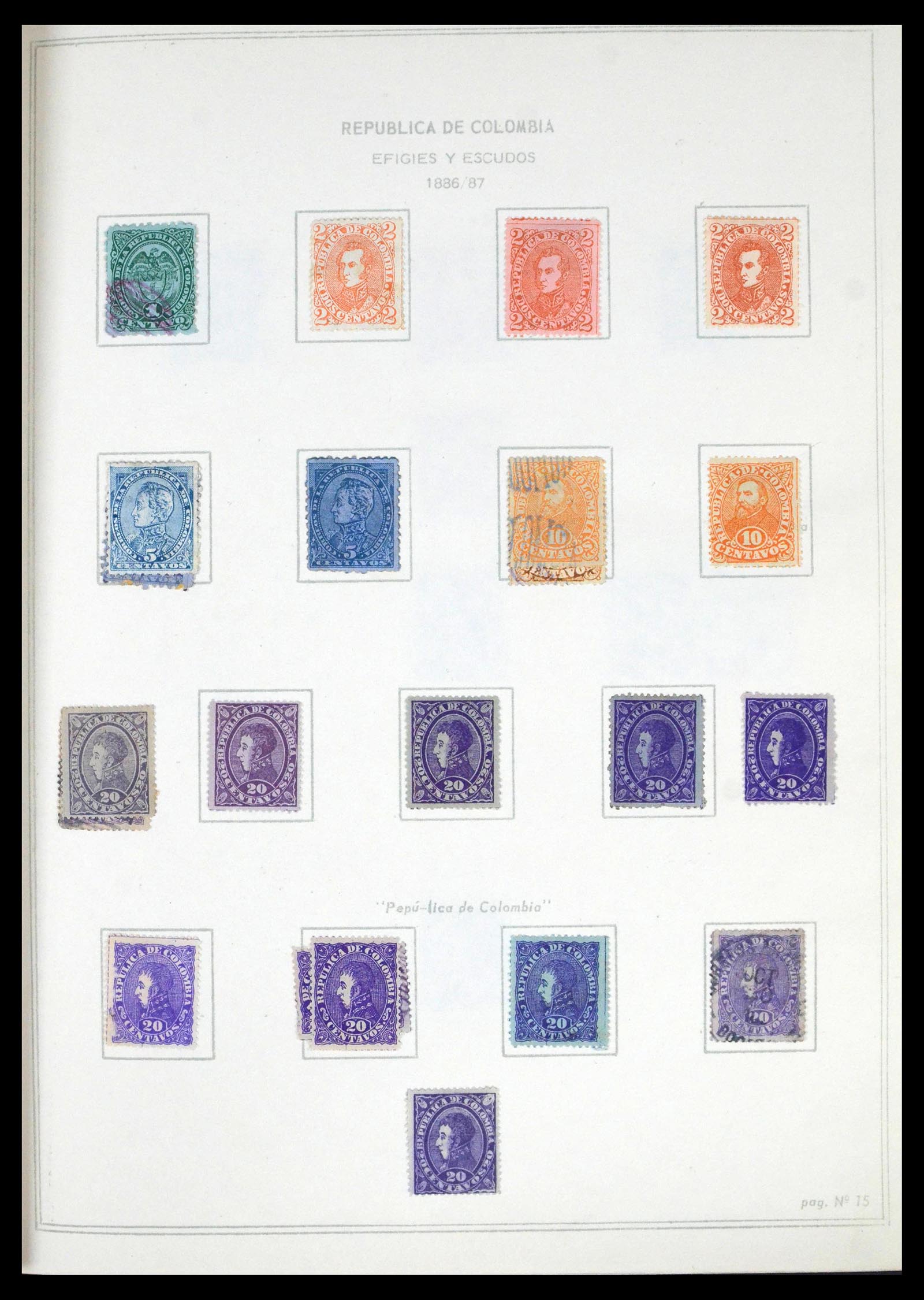 39220 0014 - Stamp collection 39220 Colombia 1868-1992.