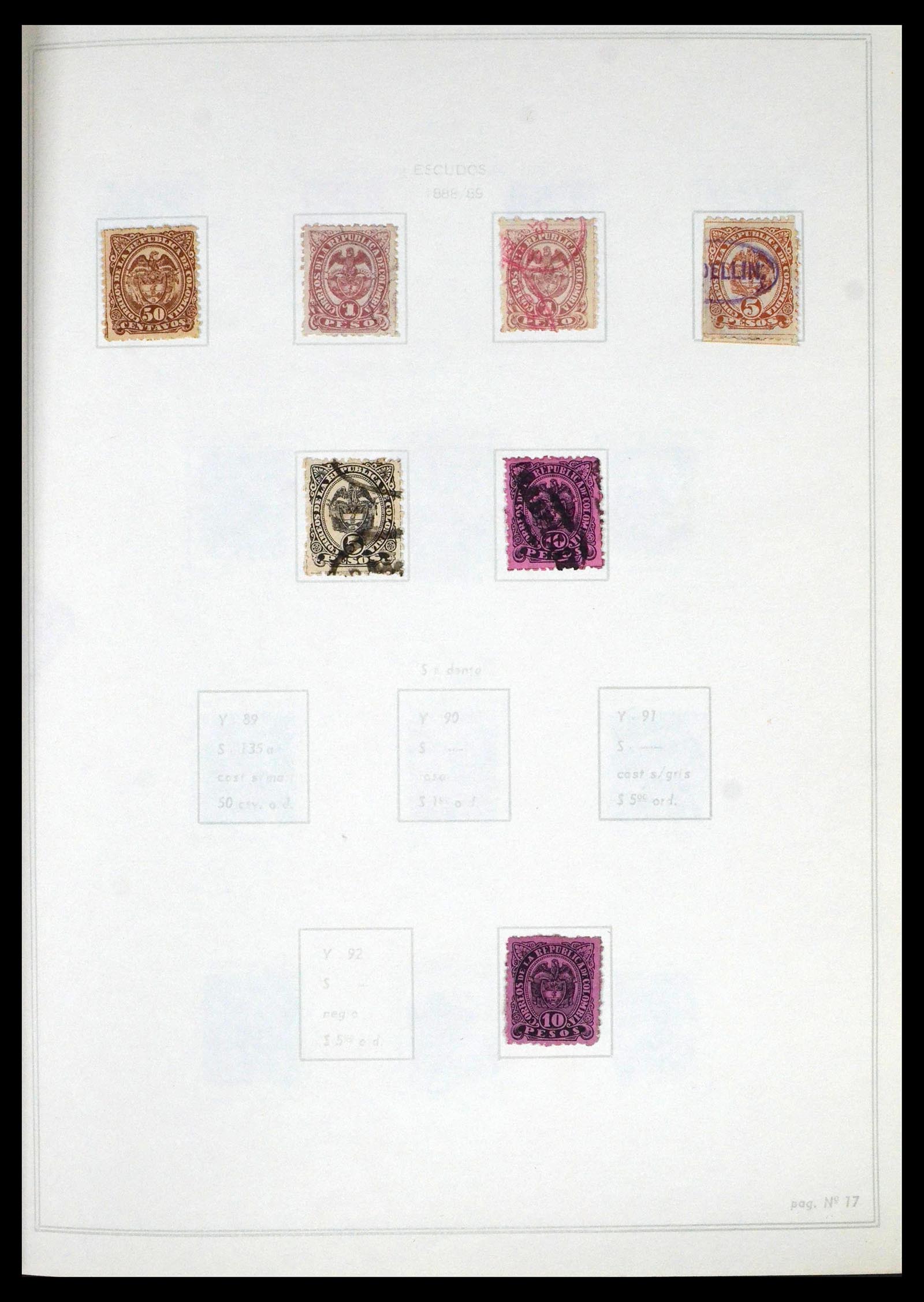 39220 0016 - Stamp collection 39220 Colombia 1868-1992.