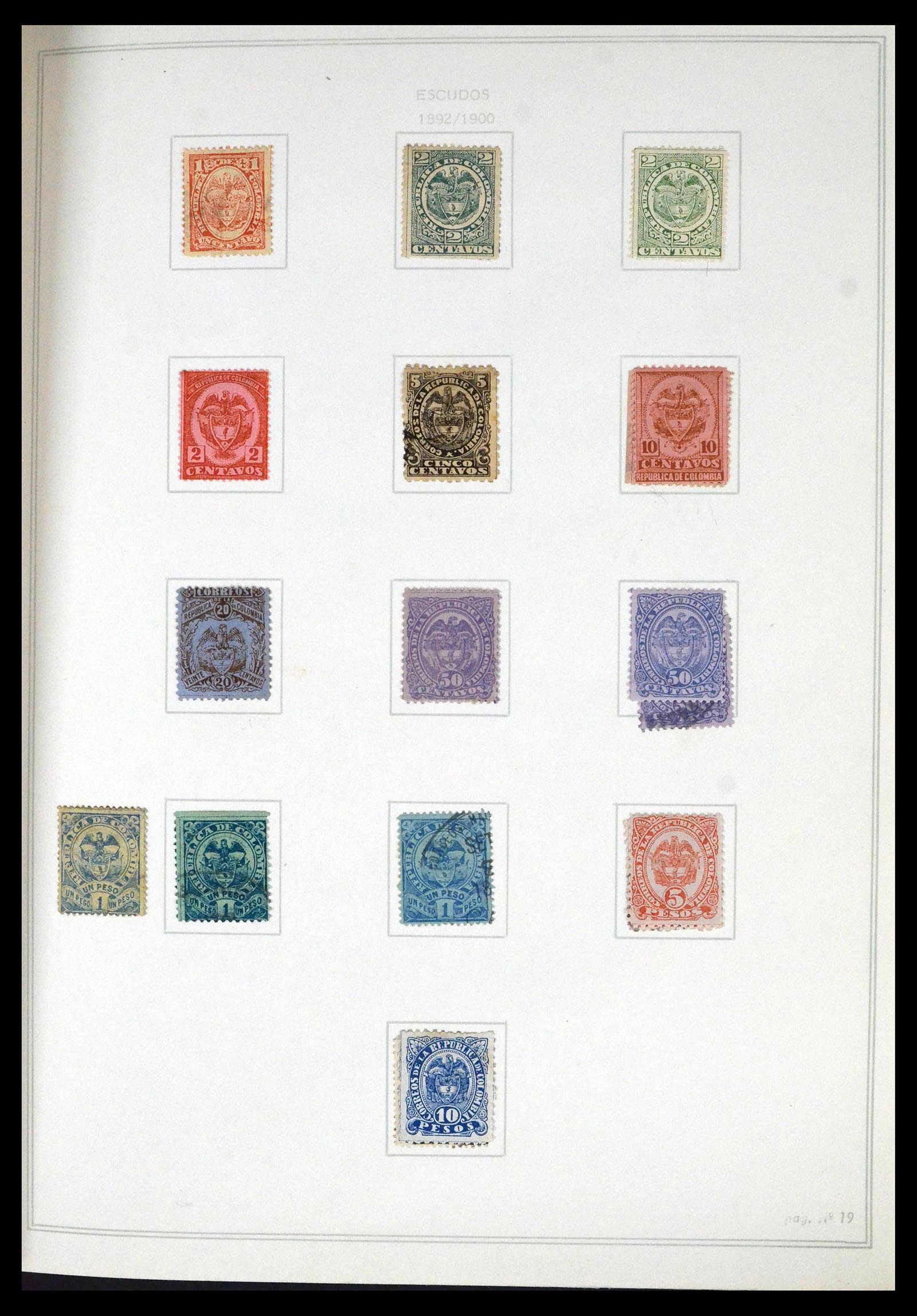 39220 0018 - Stamp collection 39220 Colombia 1868-1992.