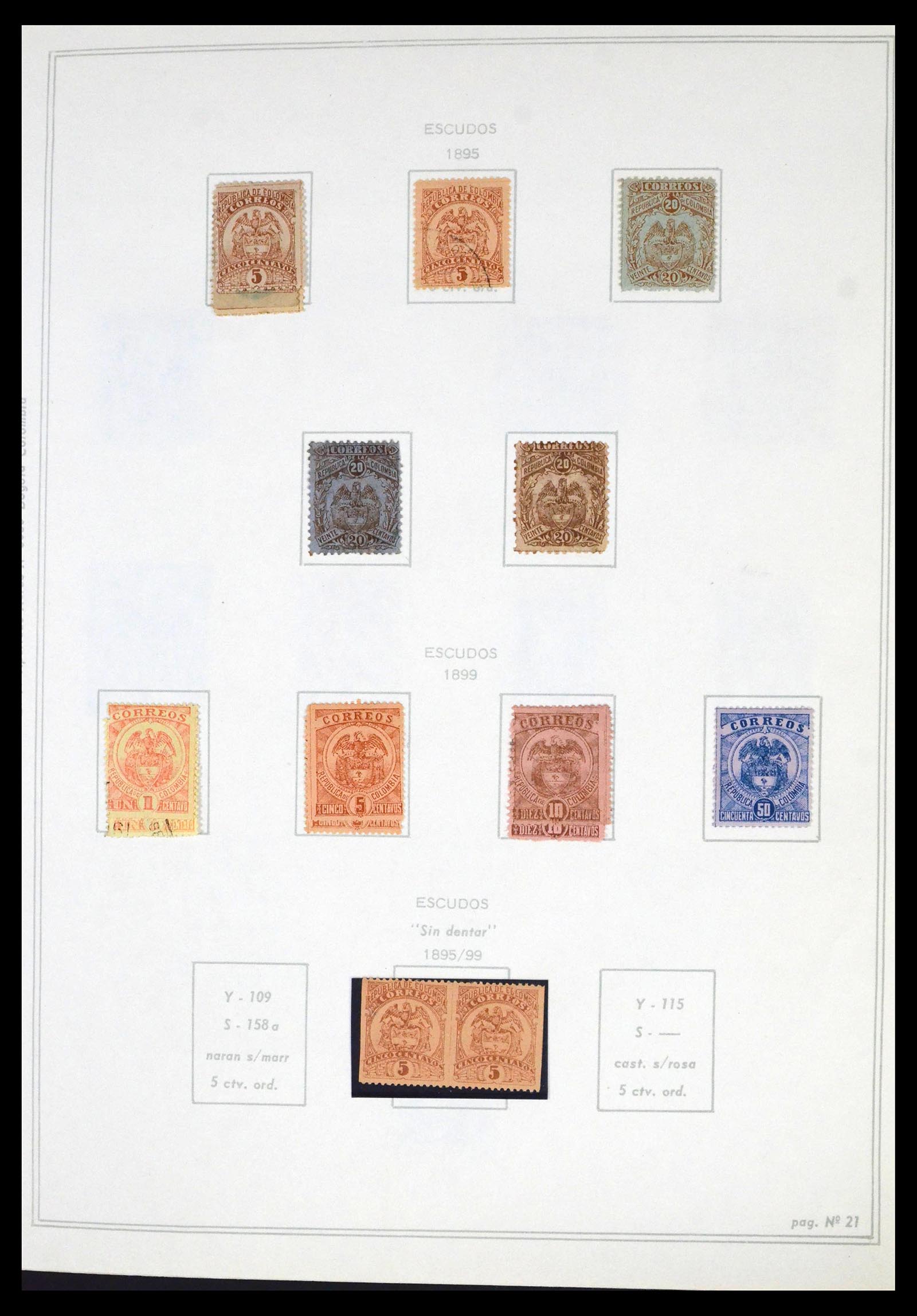 39220 0019 - Stamp collection 39220 Colombia 1868-1992.